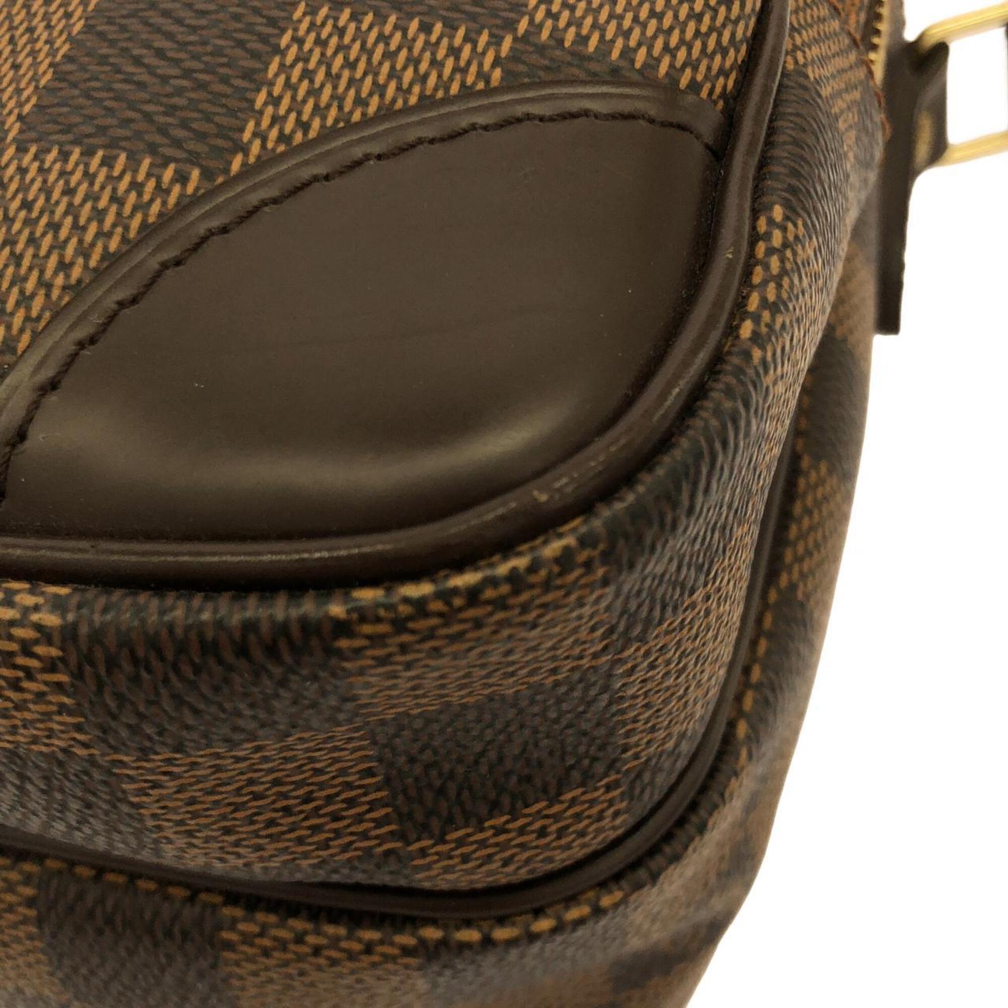 Louis Vuitton Ebene Coated Canvas Shoulder Bag (Pre-Owned)
