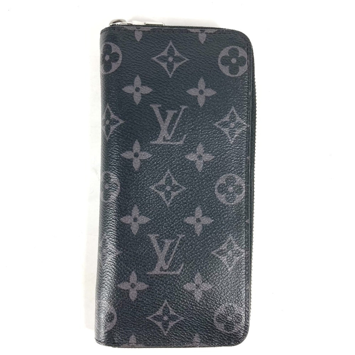 Louis Vuitton Monogram Eclipse Black Monogram Eclipse Long Wallet (Bi-Fold) (Pre-Owned)