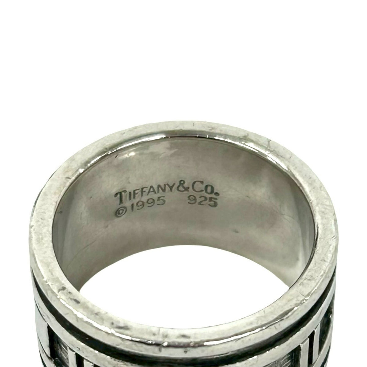Tiffany Silver Silver 925 Band Ring (Pre-Owned)