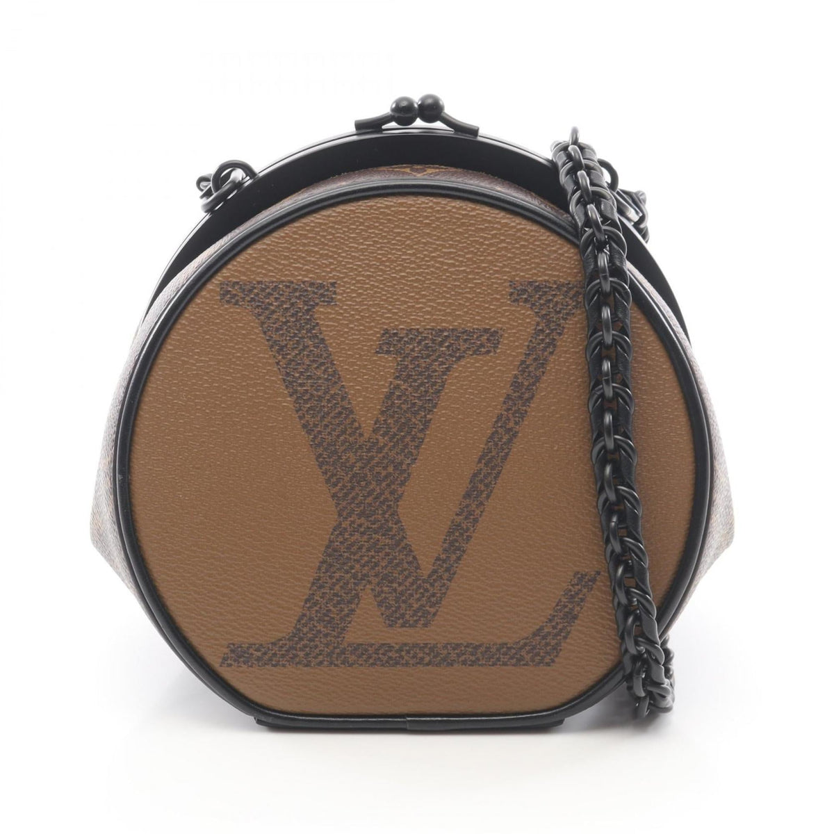 Louis Vuitton Brown Monogram Coated Canvas Handbag Shoulder Bag (Pre-Owned)
