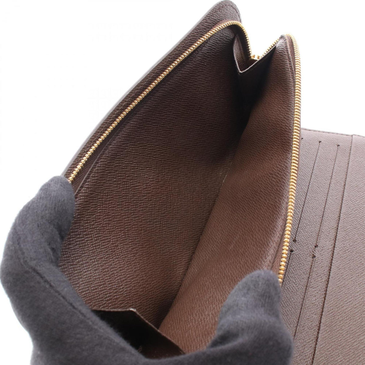 Louis Vuitton Brown Pvc Long Wallet (Bi-Fold) (Pre-Owned)