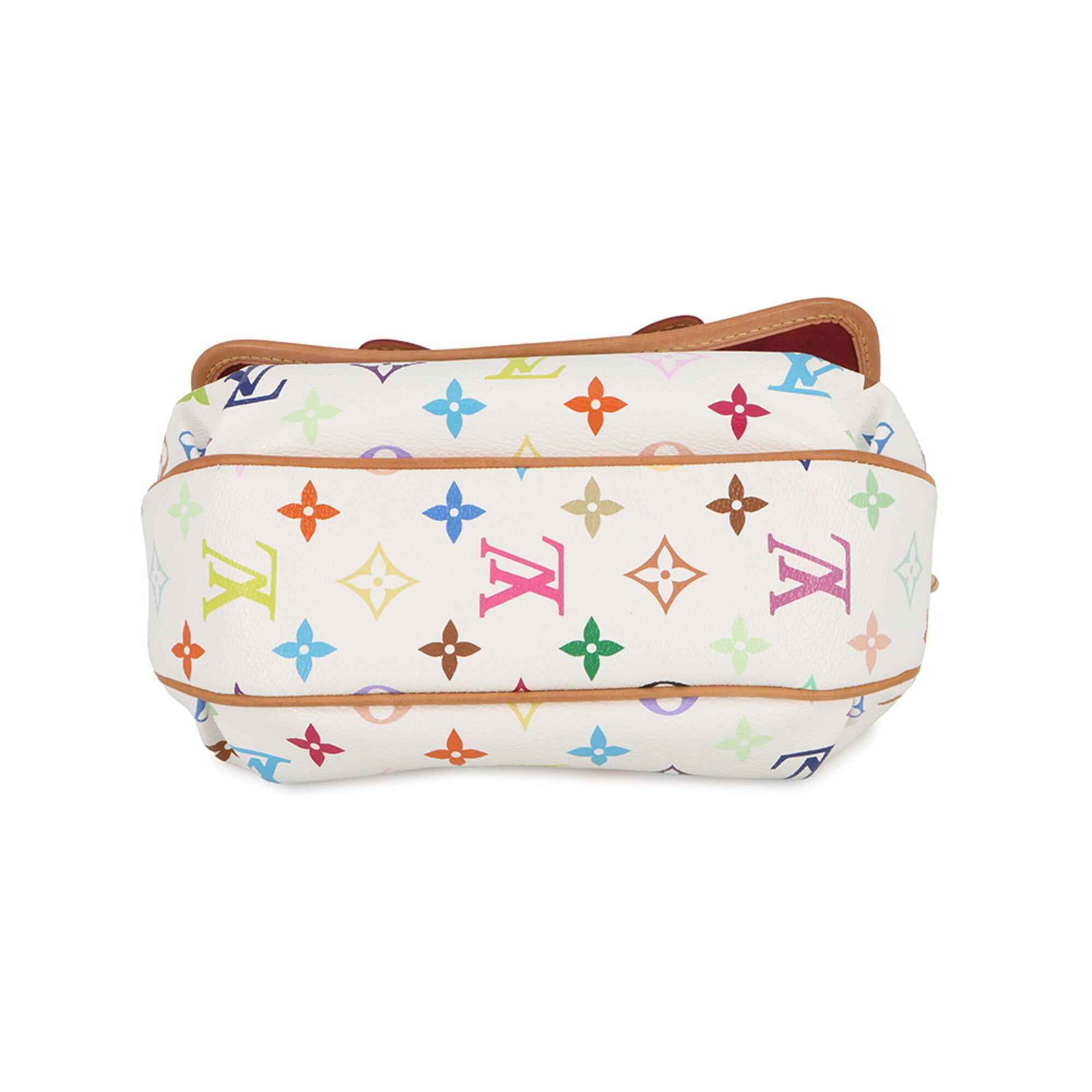 Louis Vuitton Blanc Multi-Color Monogram Multicolore Handbag Shoulder Bag (Pre-Owned)