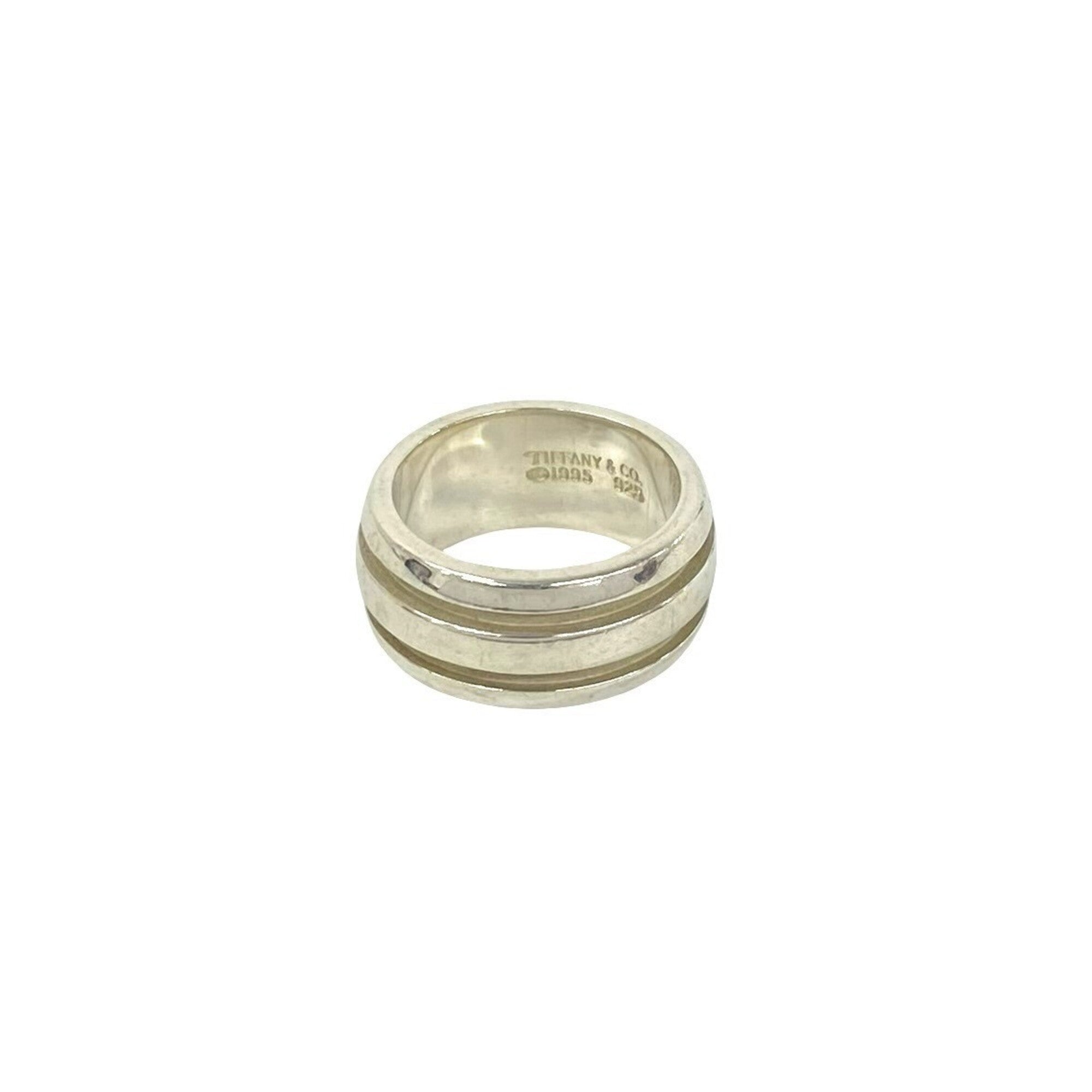 Tiffany Silver Silver 925 Band Ring (Pre-Owned)