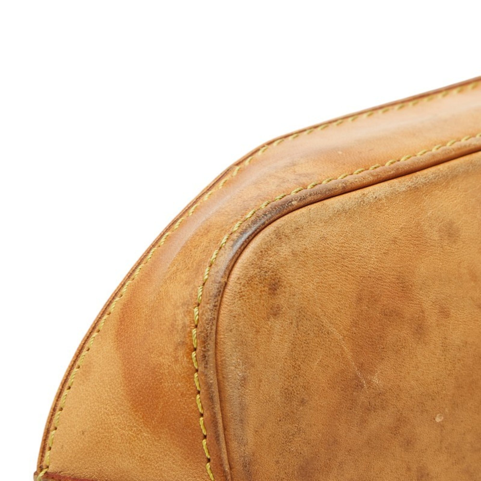 Louis Vuitton Brown Pvc Leather Handbag (Pre-Owned)
