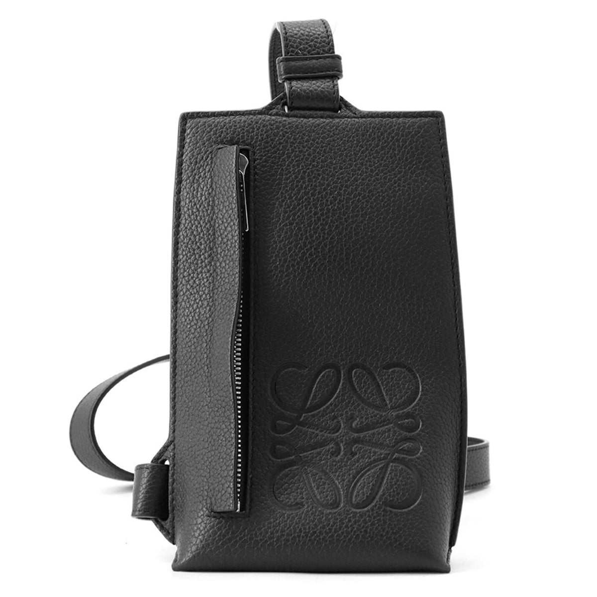 Loewe Black Leather Handbag Sling Bag (Pre-Owned)