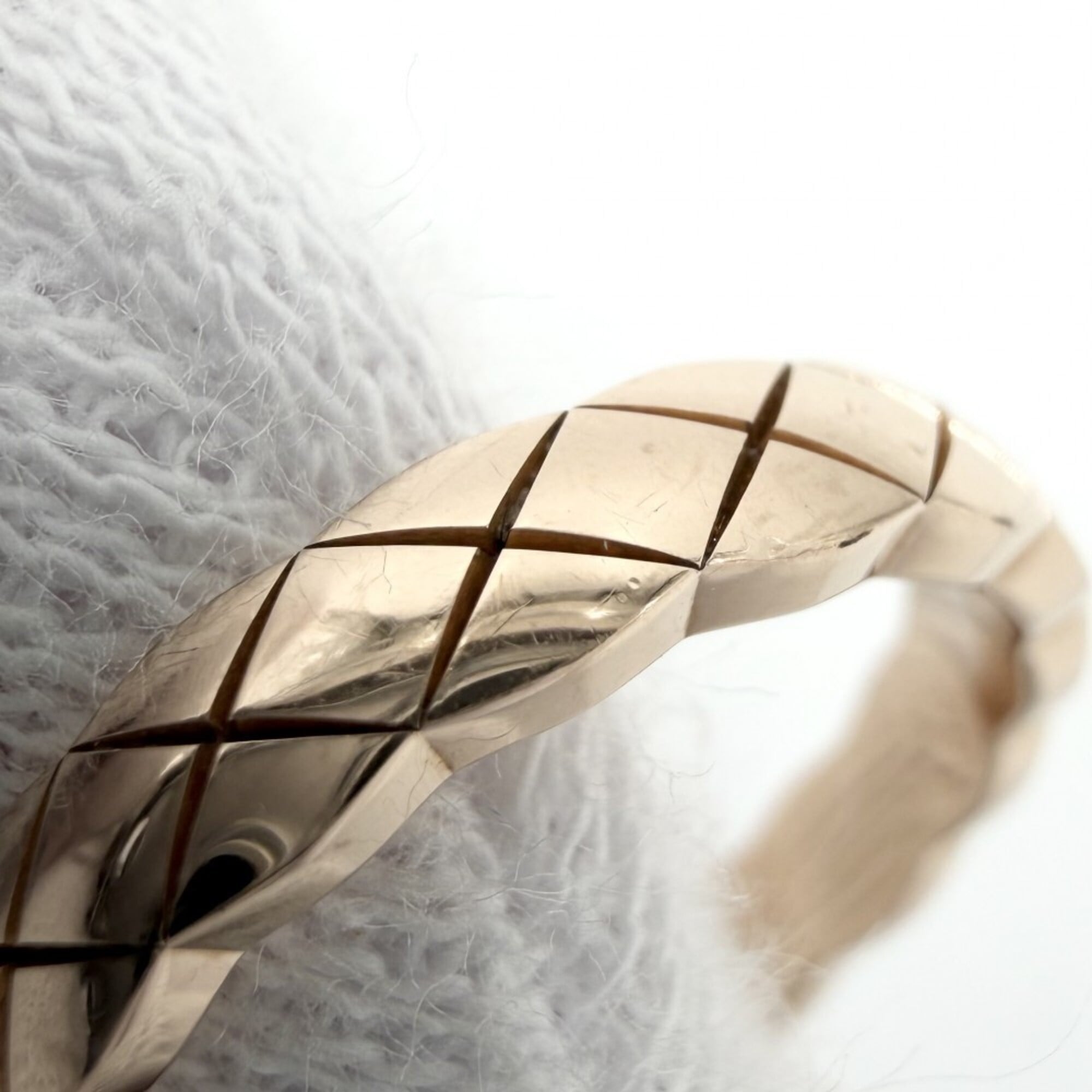 Chanel Pink Gold (18K) Band Ring (Pre-Owned)