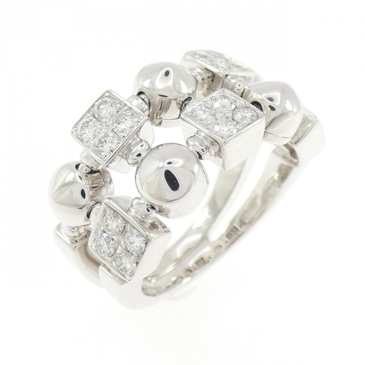 Bvlgari White Gold (18K) Band Ring (Pre-Owned)