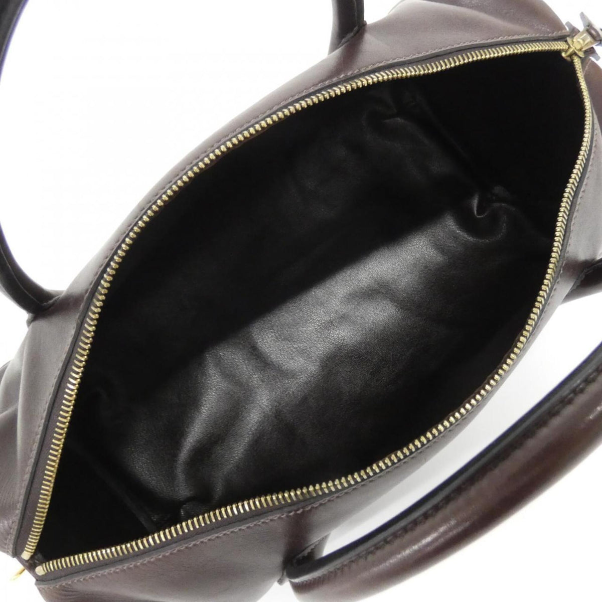 Hermes Brown Evercalf Leather Handbag (Pre-Owned)