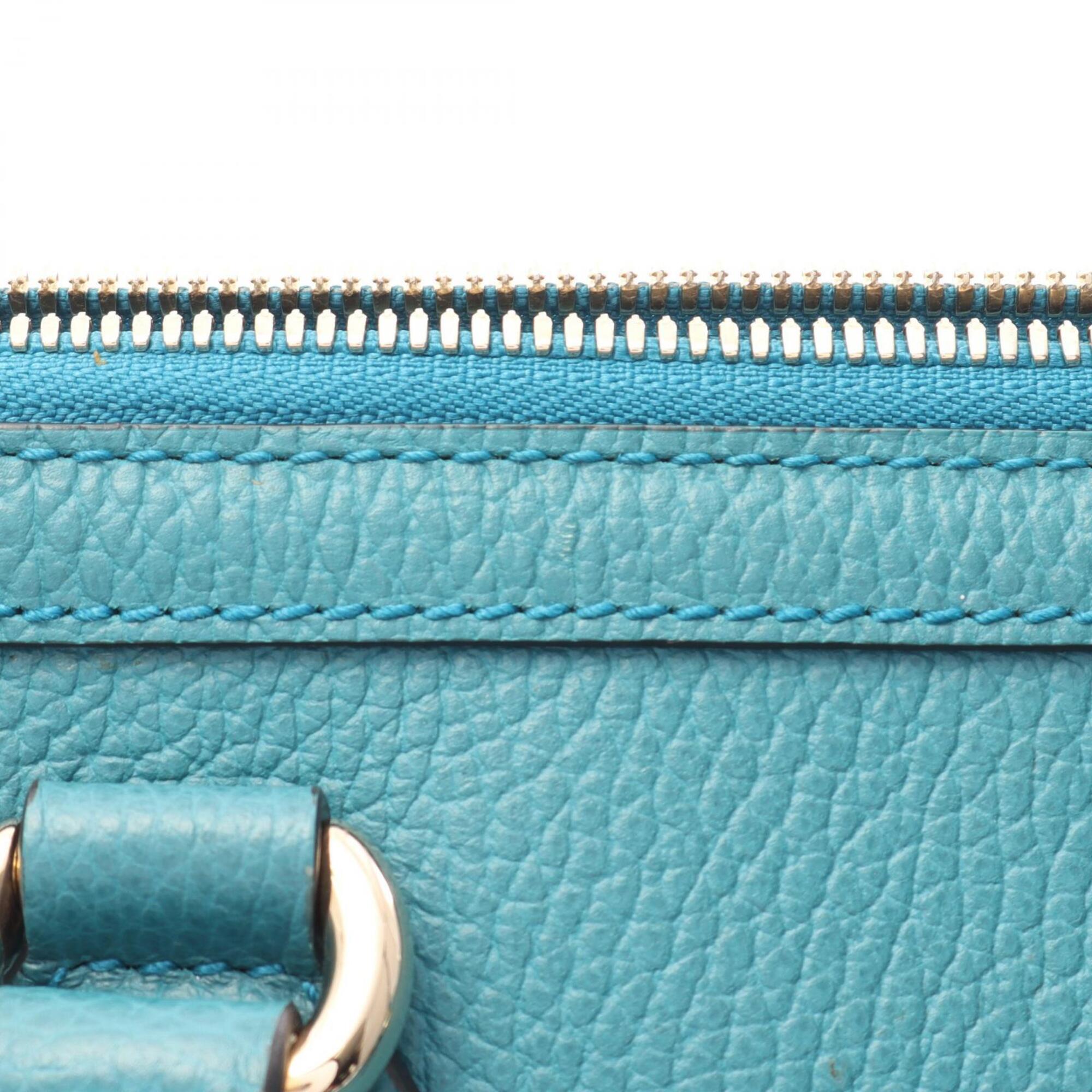 Gucci Blue Leather Handbag (Pre-Owned)