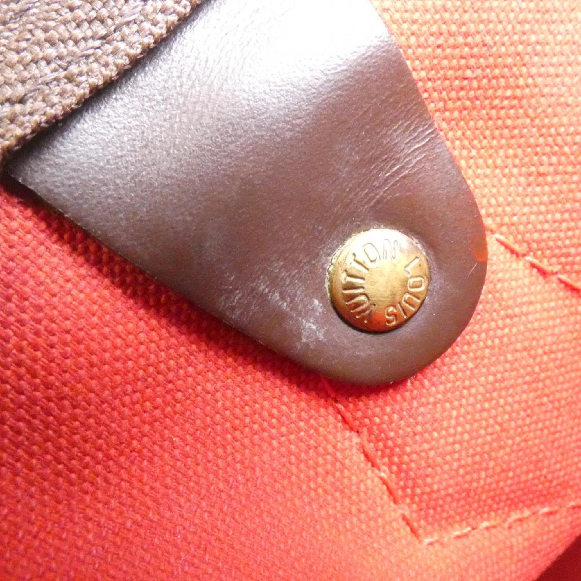Louis Vuitton Ebene Coated Canvas Boston Bag (Pre-Owned)