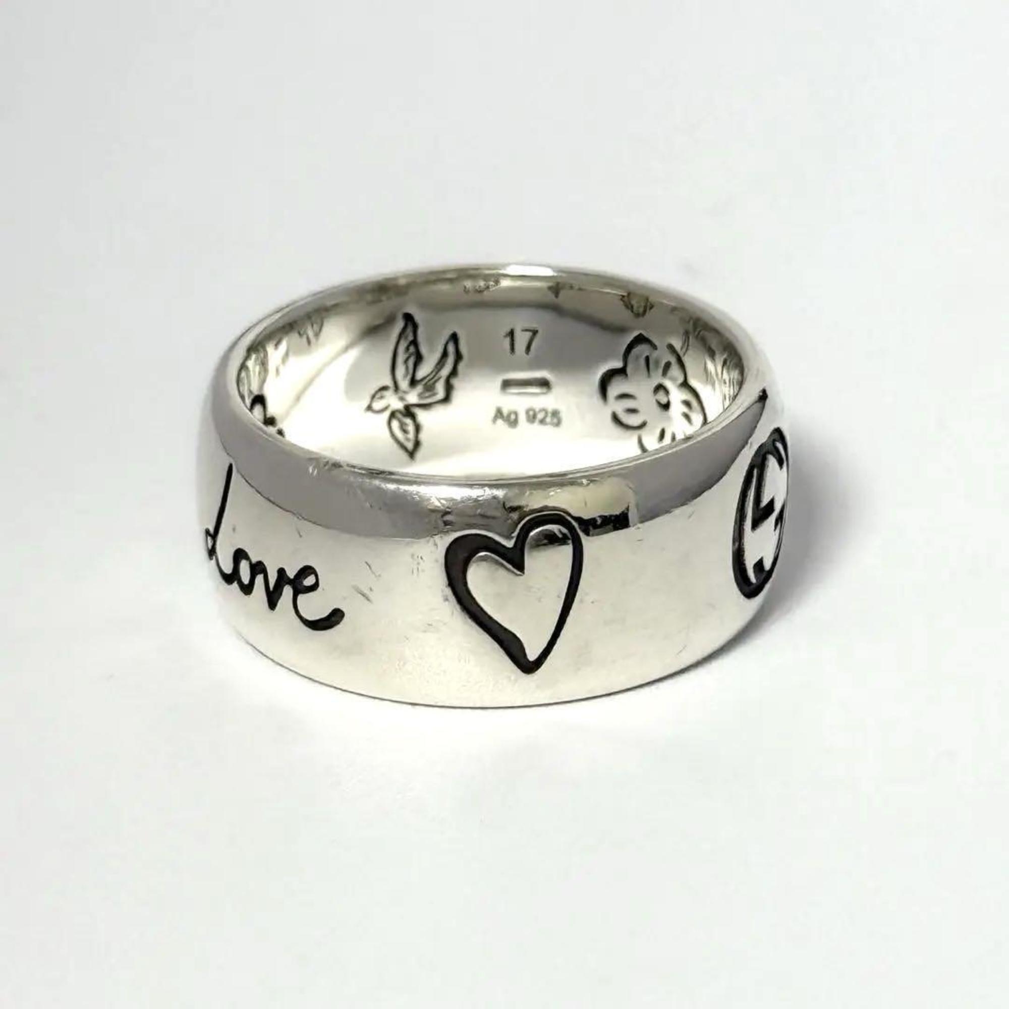 Gucci Silver 925 Band Ring (Pre-Owned)