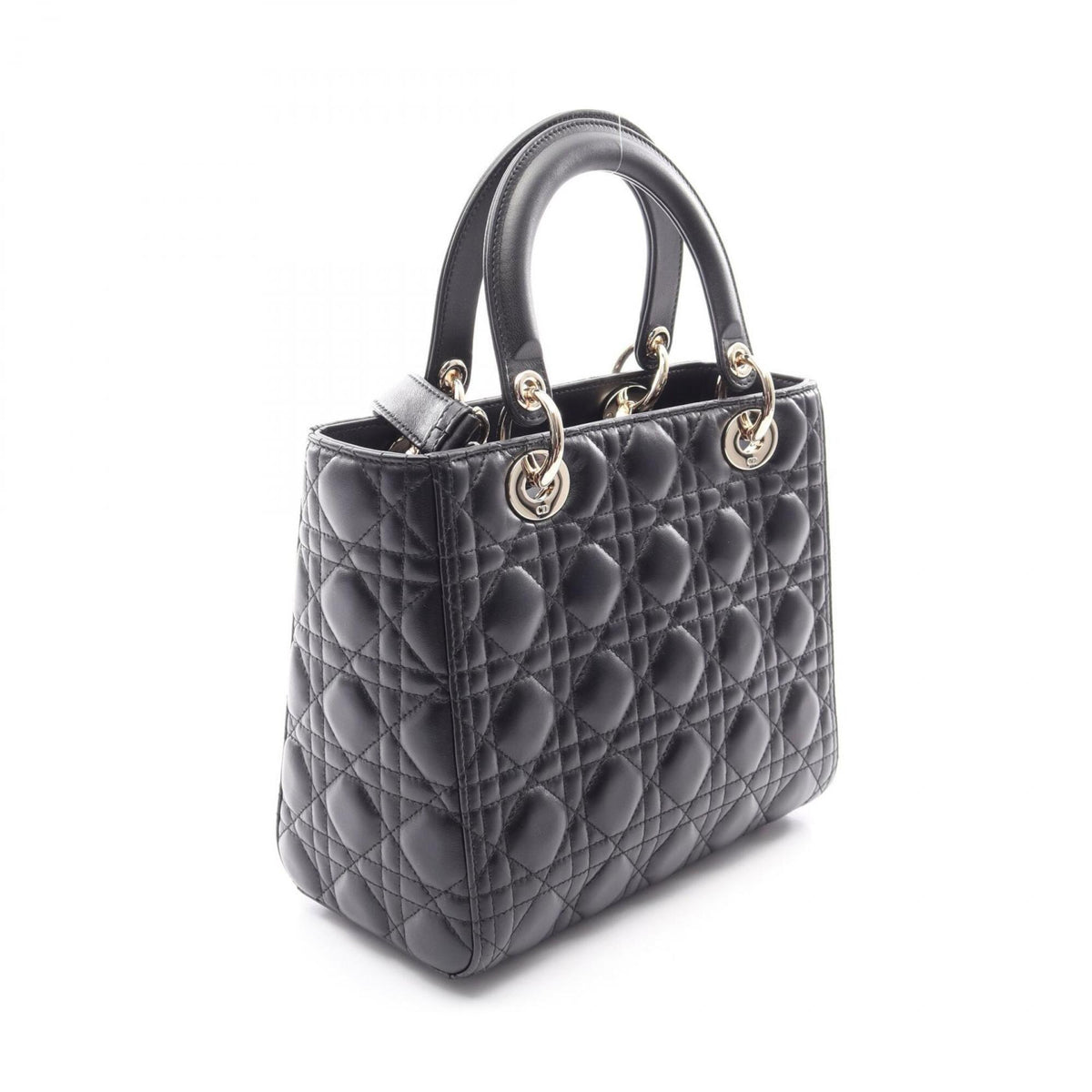 Christian Dior Black Leather Handbag (Pre-Owned)