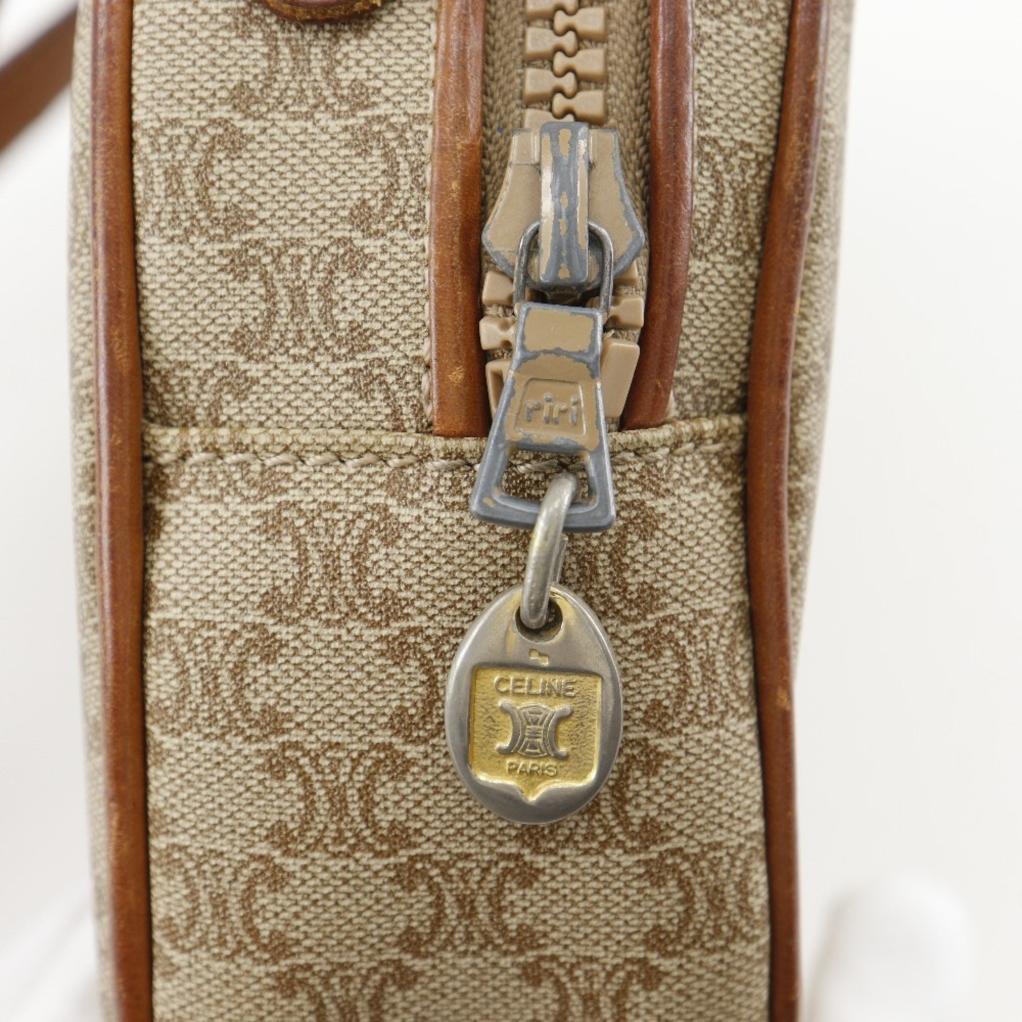 Celine Beige Pvc Shoulder Bag (Pre-Owned)