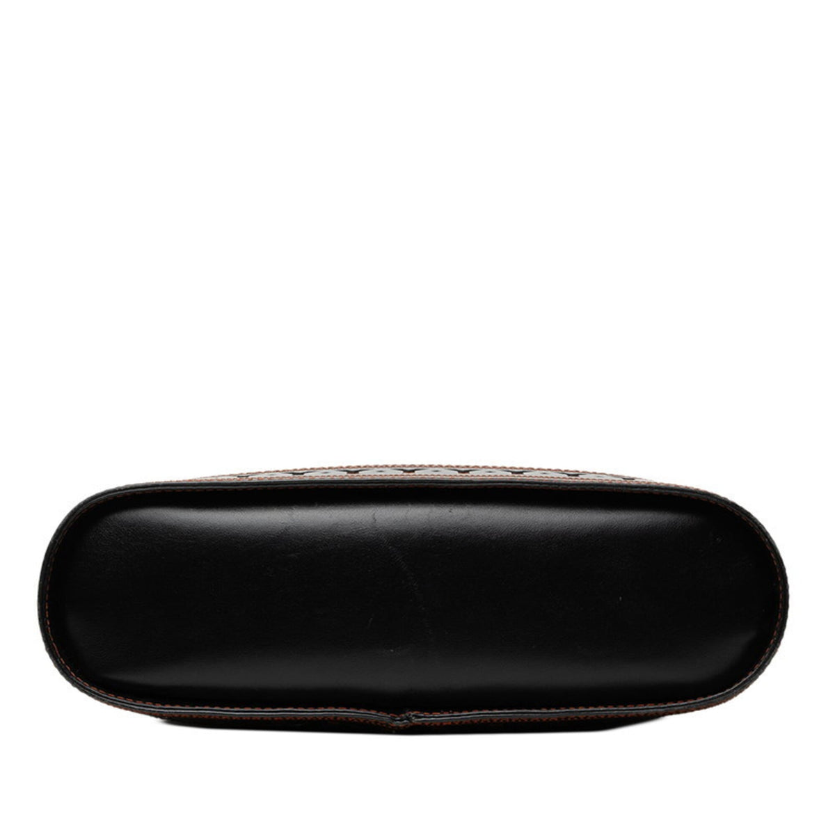 Saint Laurent Black Brown Leather Shoulder Bag (Pre-Owned)