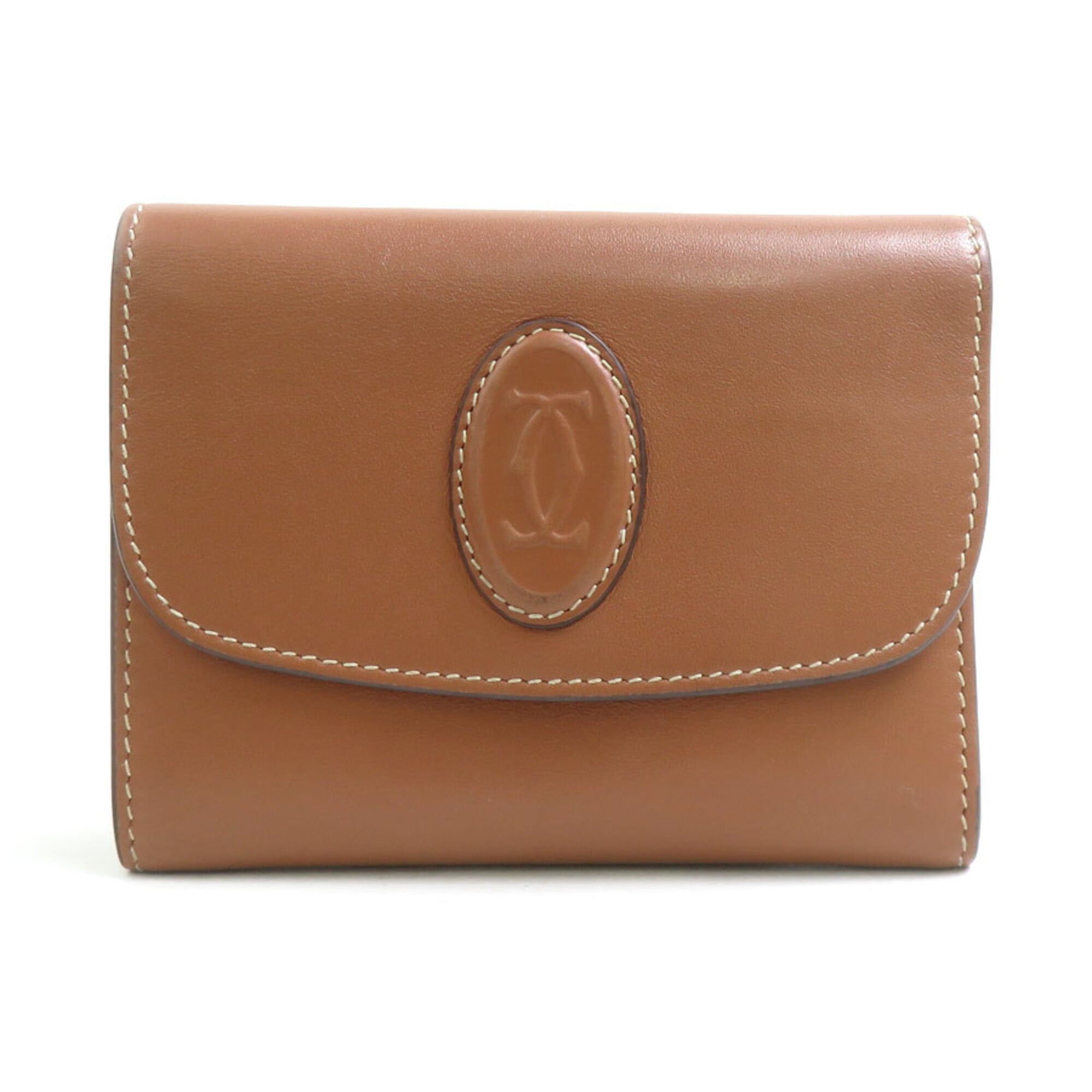 Cartier Brown Coin Purse/Coin Case (Pre-Owned)