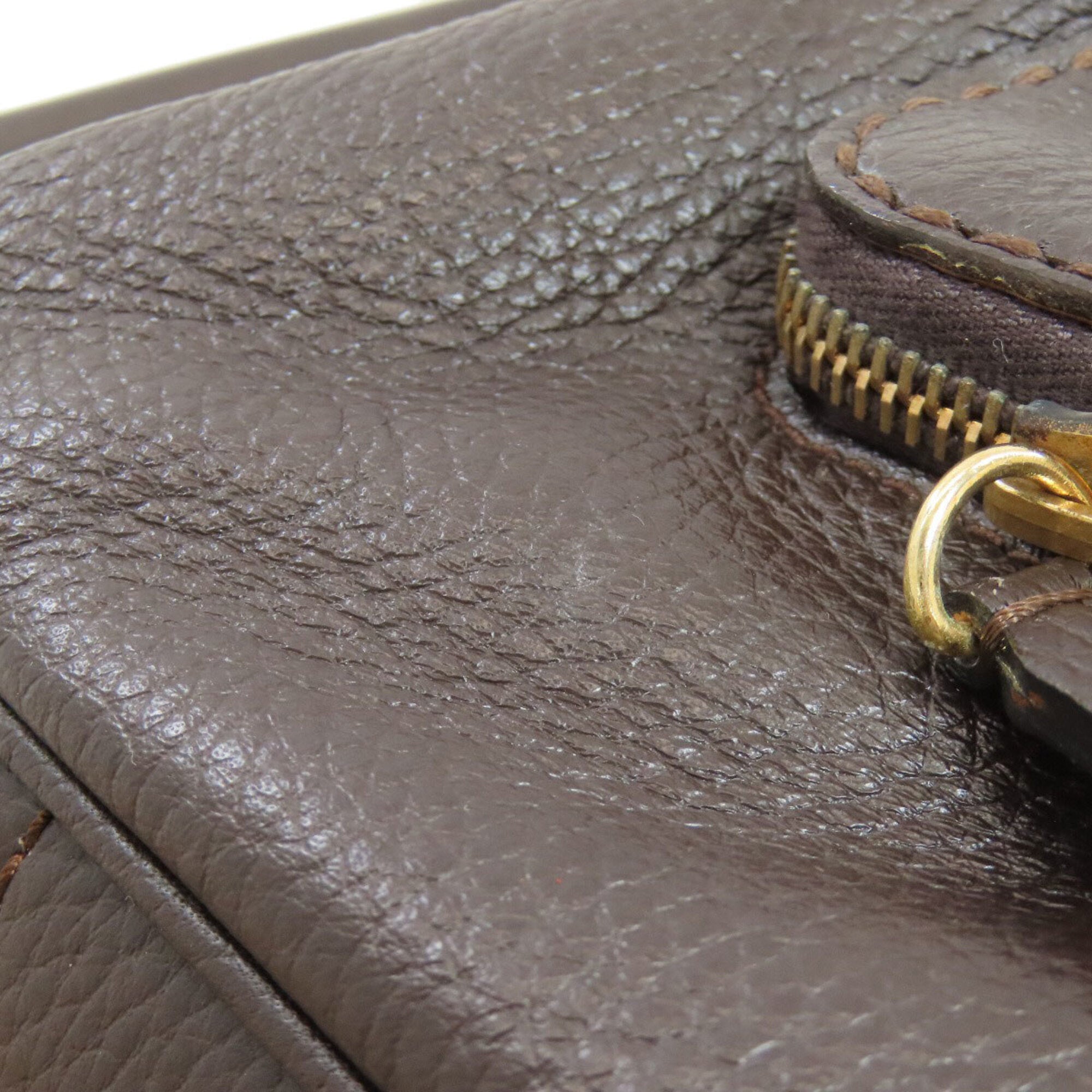 Tod's Dark Brown Leather Handbag (Pre-Owned)