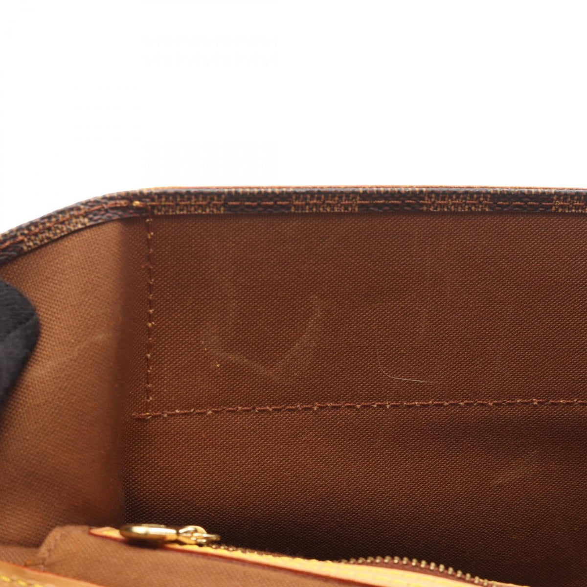 Louis Vuitton Brown Coated Canvas Pvc Damier Canvas Leather Boston Bag Handbag (Pre-Owned)
