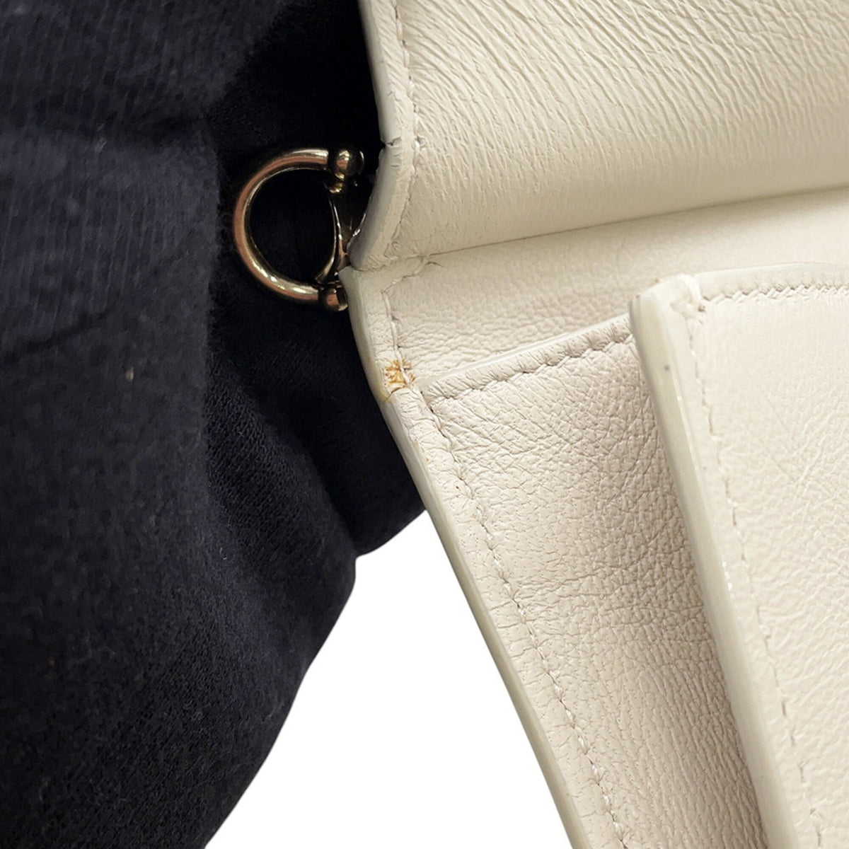 Jimmy Choo White Leather Handbag Shoulder Bag (Pre-Owned)
