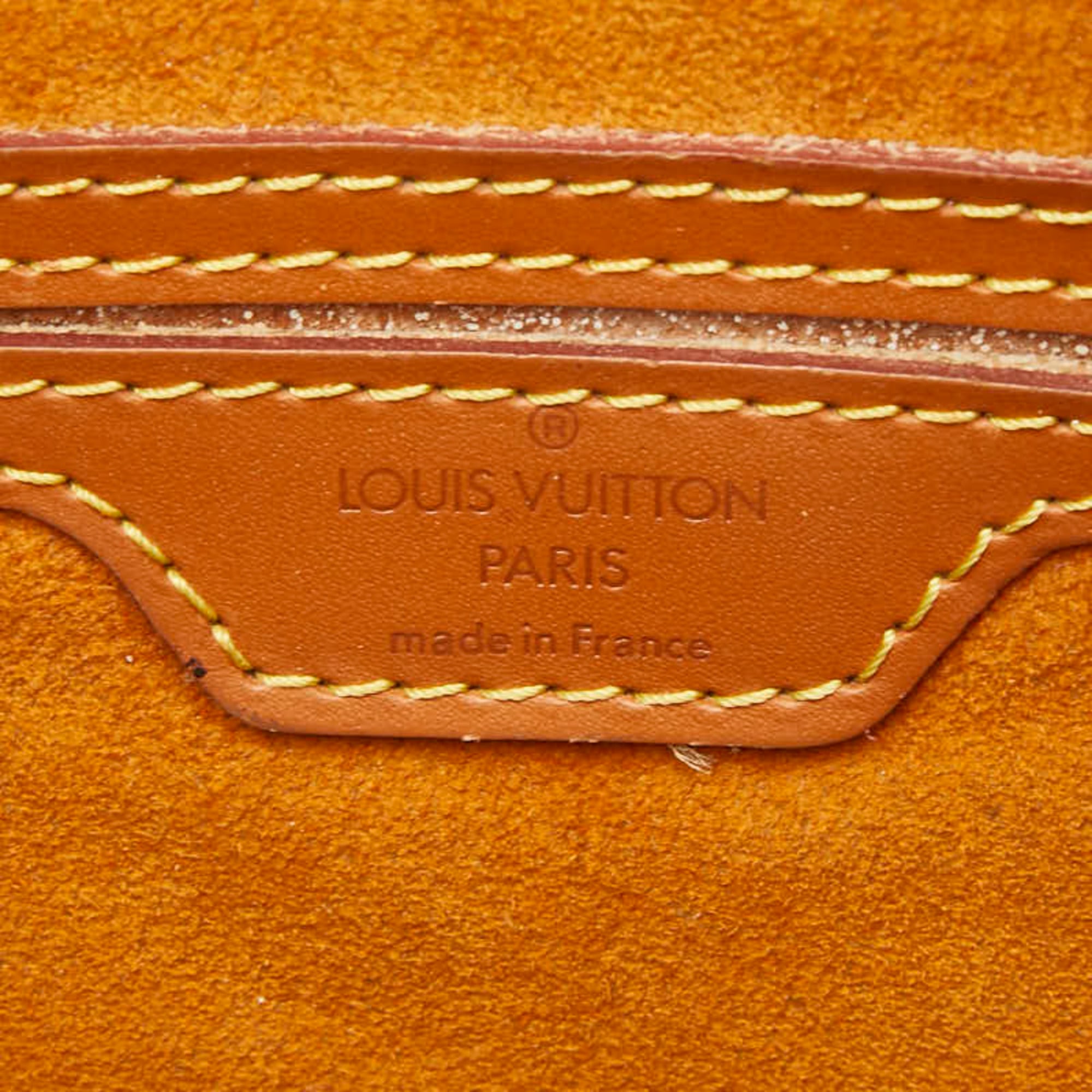 Louis Vuitton Brown Gold Cipango Leather Backpack Beach Bag (Pre-Owned)