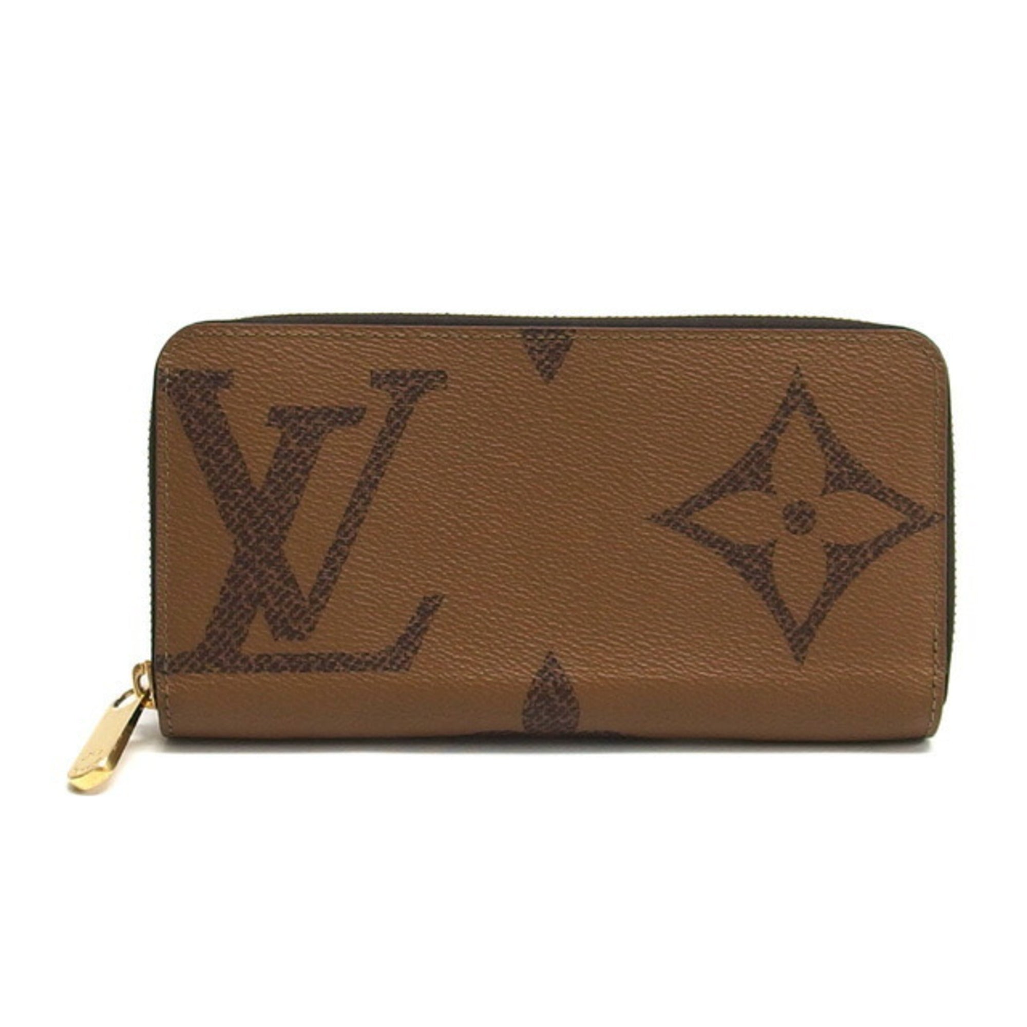 Louis Vuitton Brown Monogram Reverse Long Wallet (Bi-Fold) (Pre-Owned)