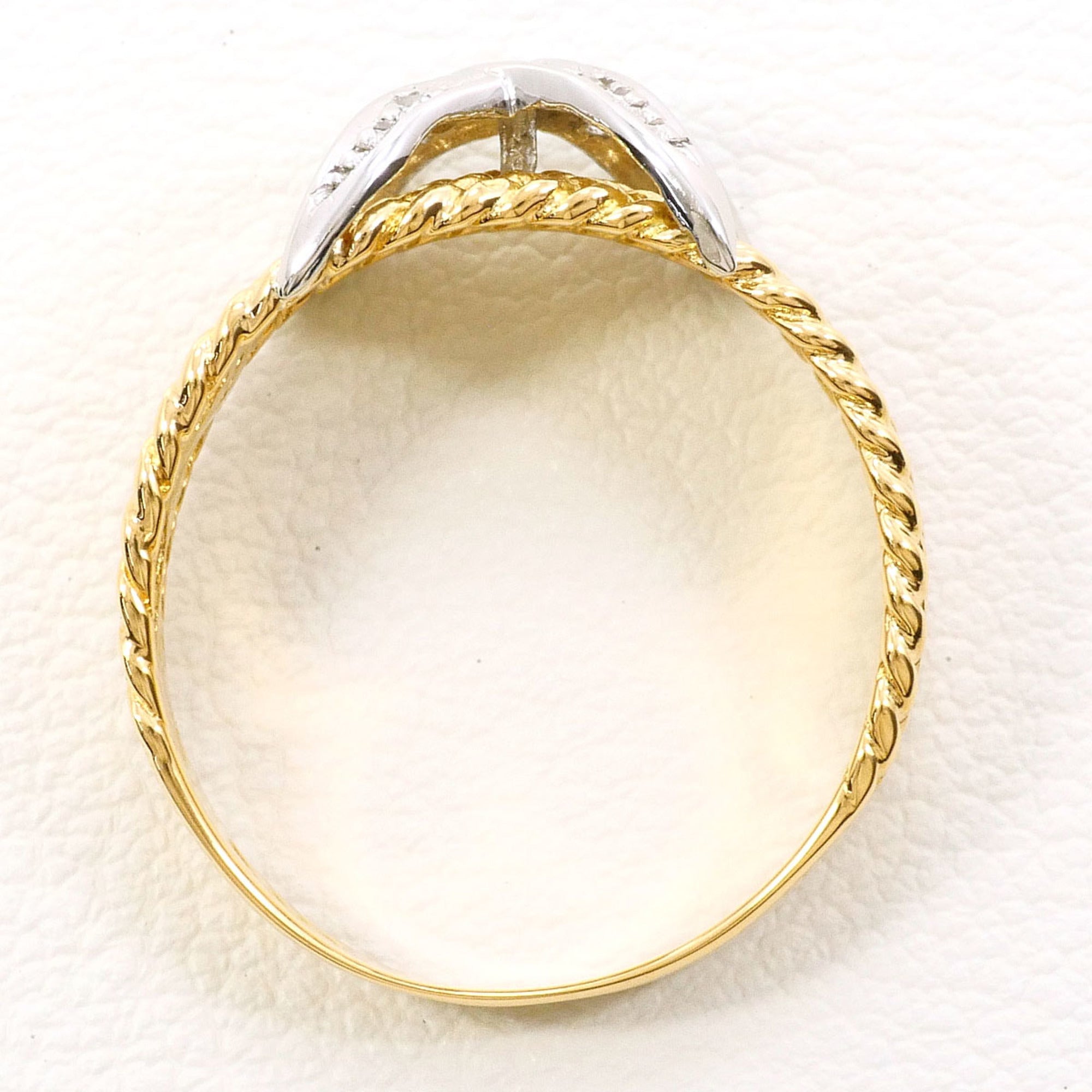 Unbranded Platinum Yellow Gold Yellow Gold (18K) Platinum 900 Band Ring (Pre-Owned)