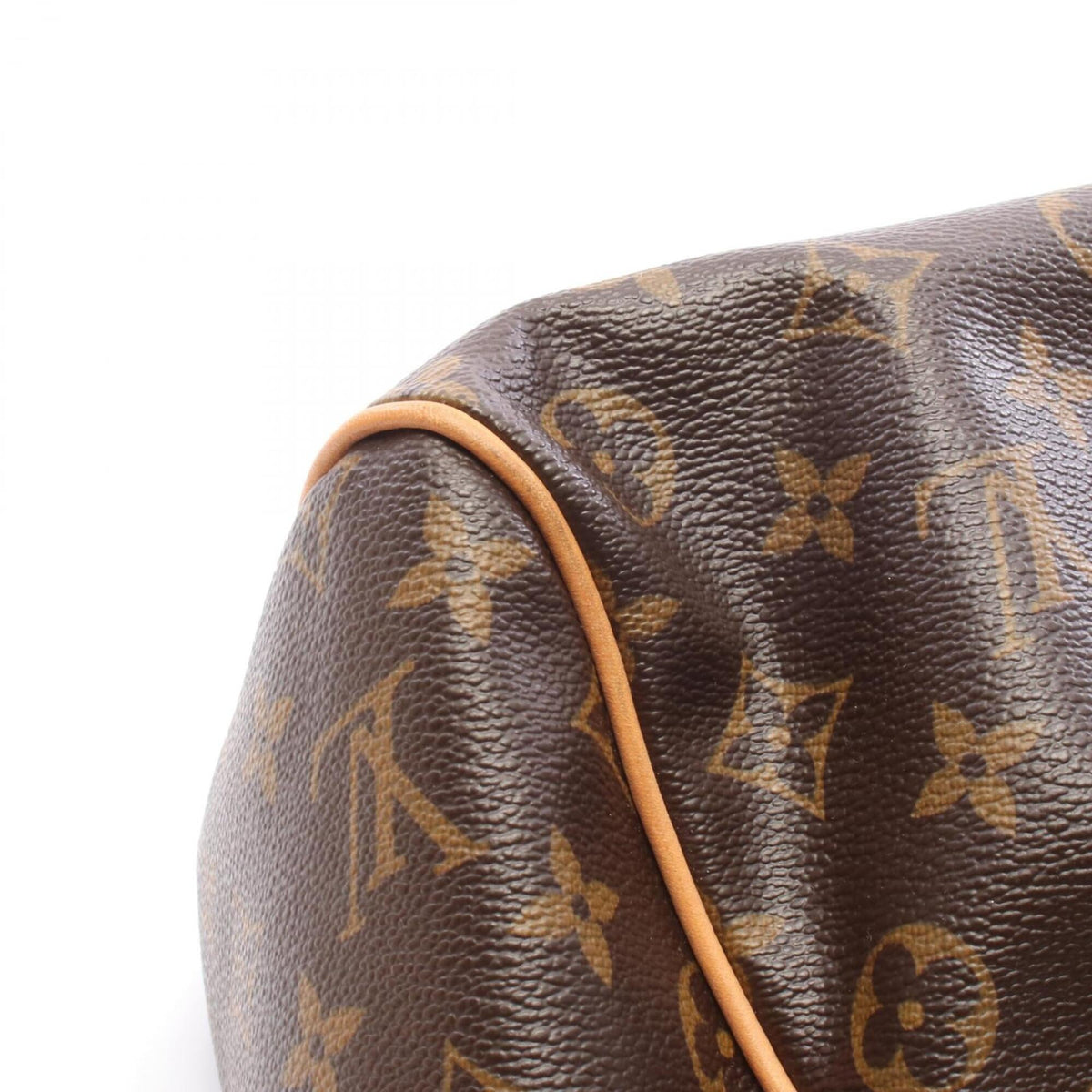 Louis Vuitton Brown Coated Canvas Monogram Leather Handbag (Pre-Owned)
