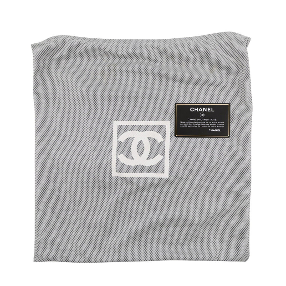 Chanel Sport Navy Black Nylon Felt Messenger Bag Shoulder Bag (Pre-Owned)