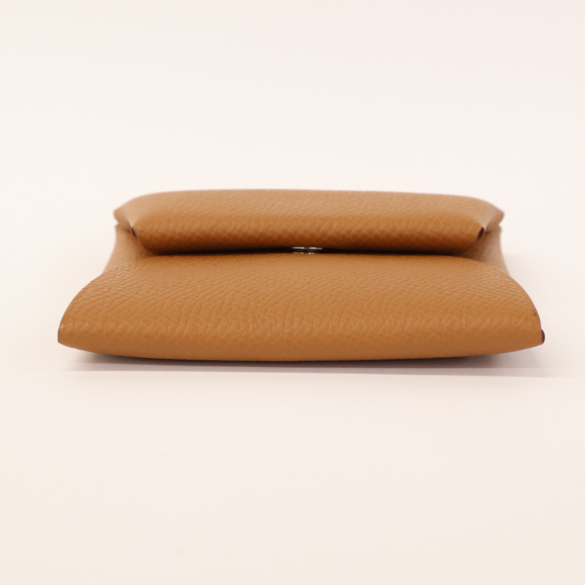 Hermes Gold Epsom Leather Coin Purse/Coin Case (Pre-Owned)