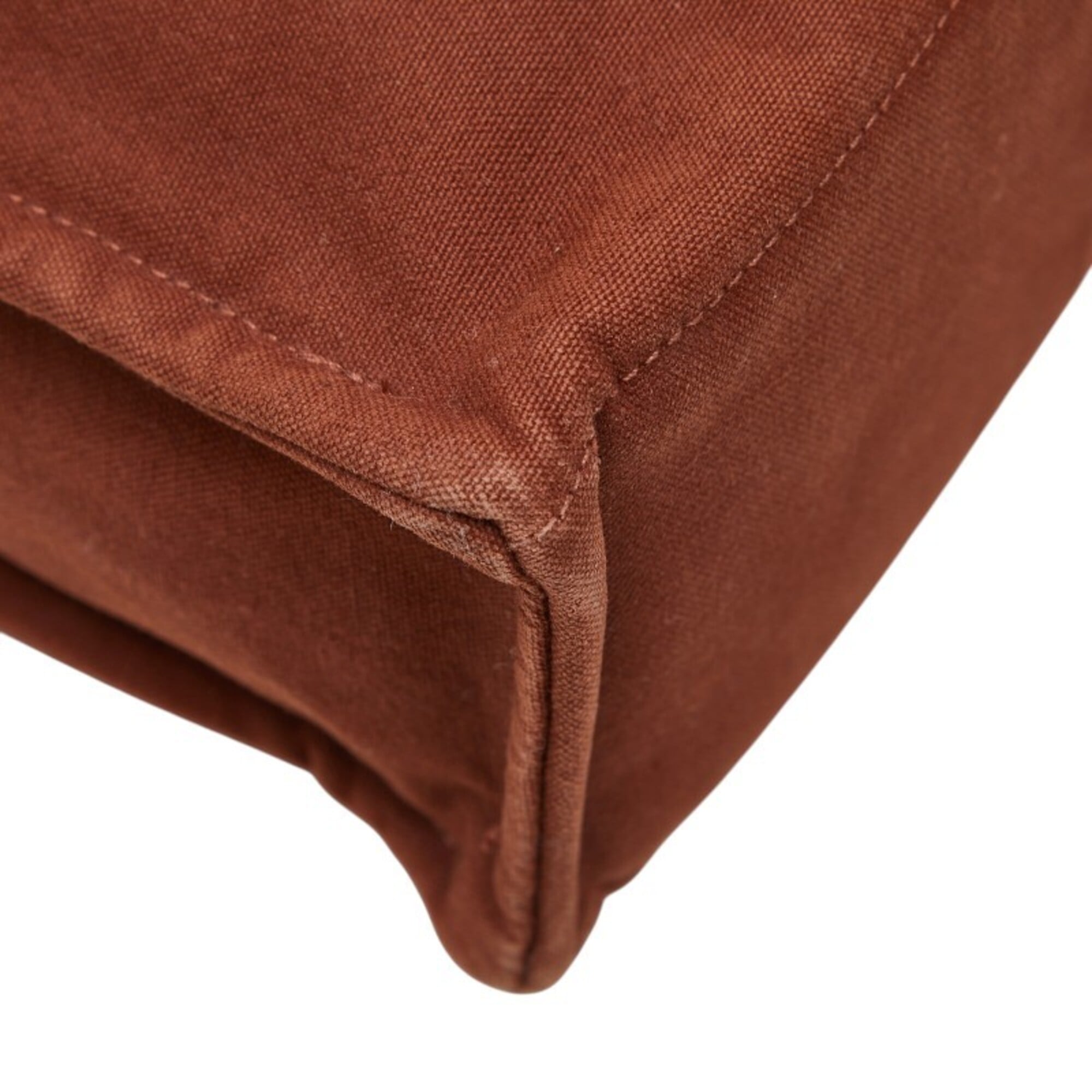 Hermes Brown Canvas Tote Bag (Pre-Owned)