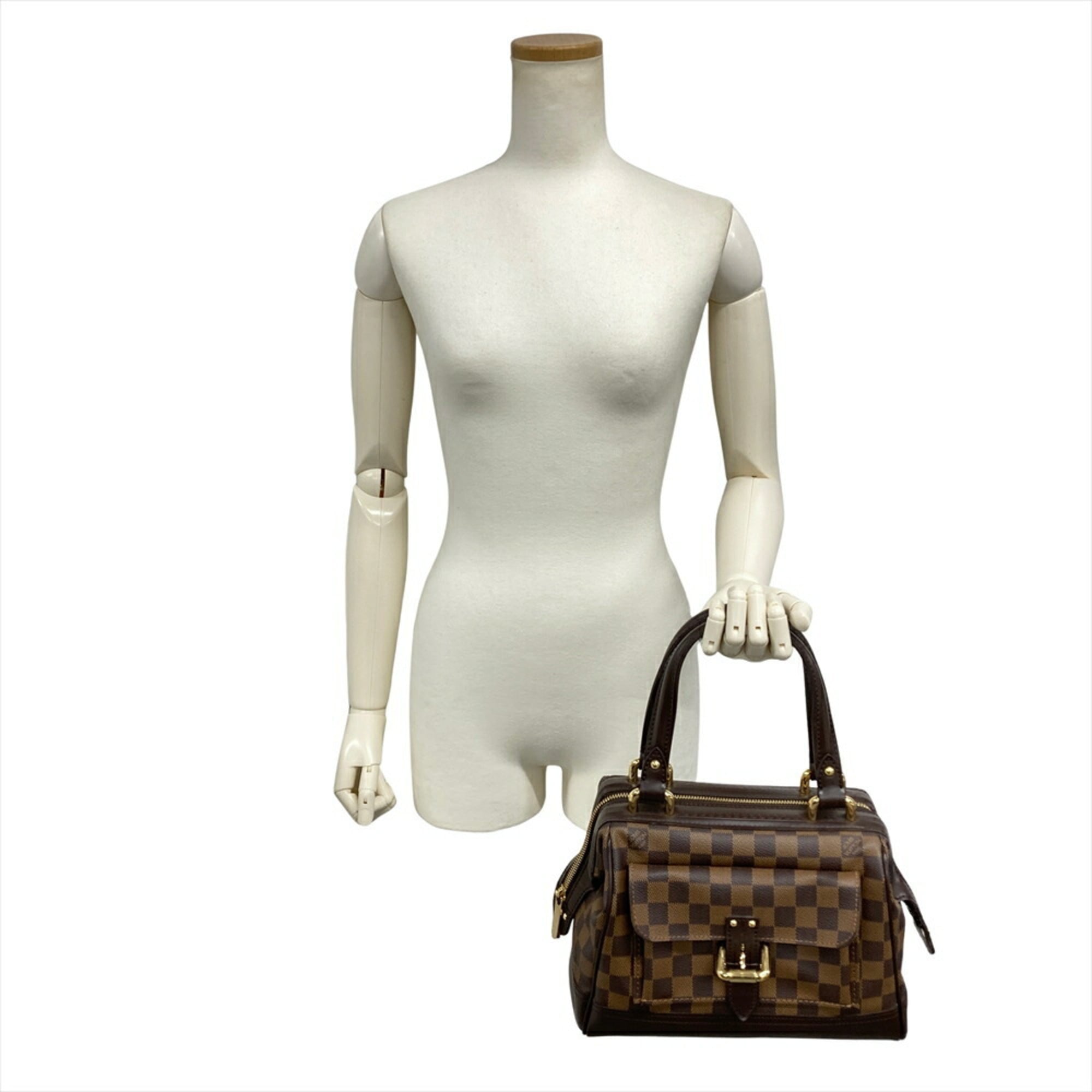 Louis Vuitton Brown Damier Canvas Ebene Damier Canvas Handbag (Pre-Owned)