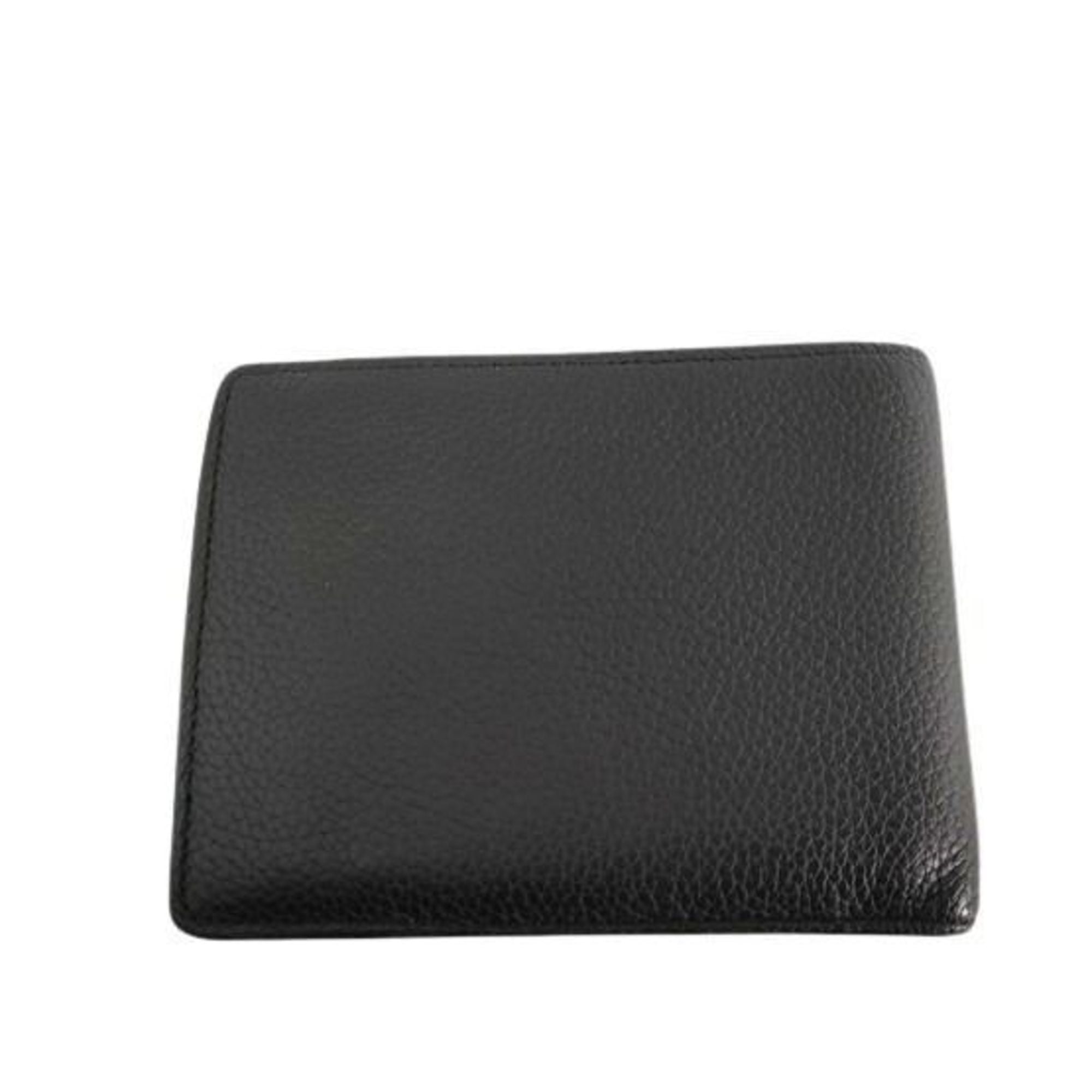 Louis Vuitton Black Leather Wallet (Bi-Fold) (Pre-Owned)