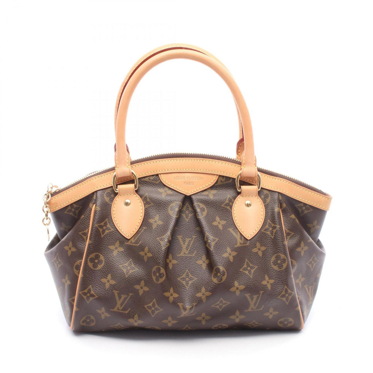 Louis Vuitton Brown Coated Canvas Leather Handbag (Pre-Owned)
