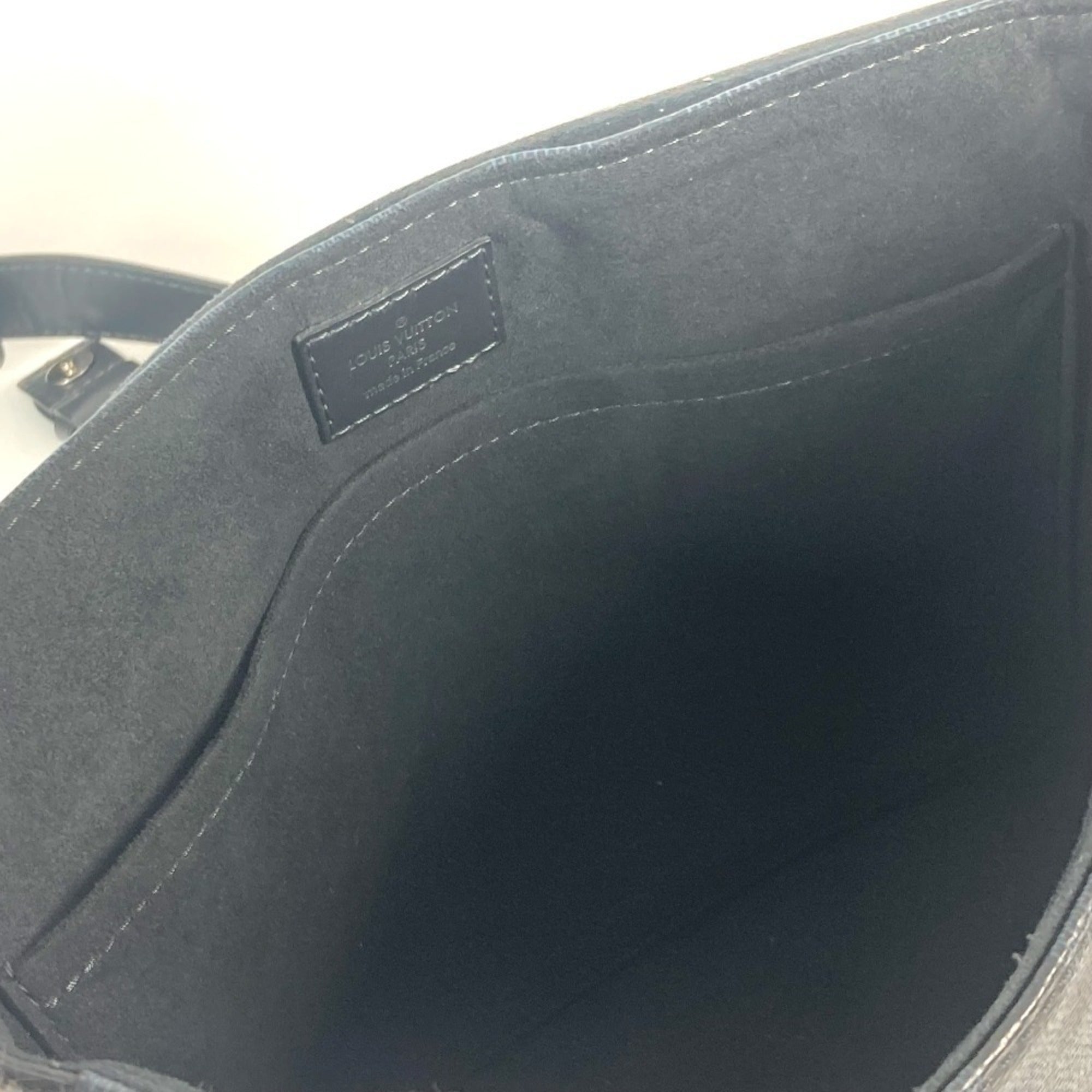 Louis Vuitton Navy Canvas Pochette Shoulder Bag (Pre-Owned)