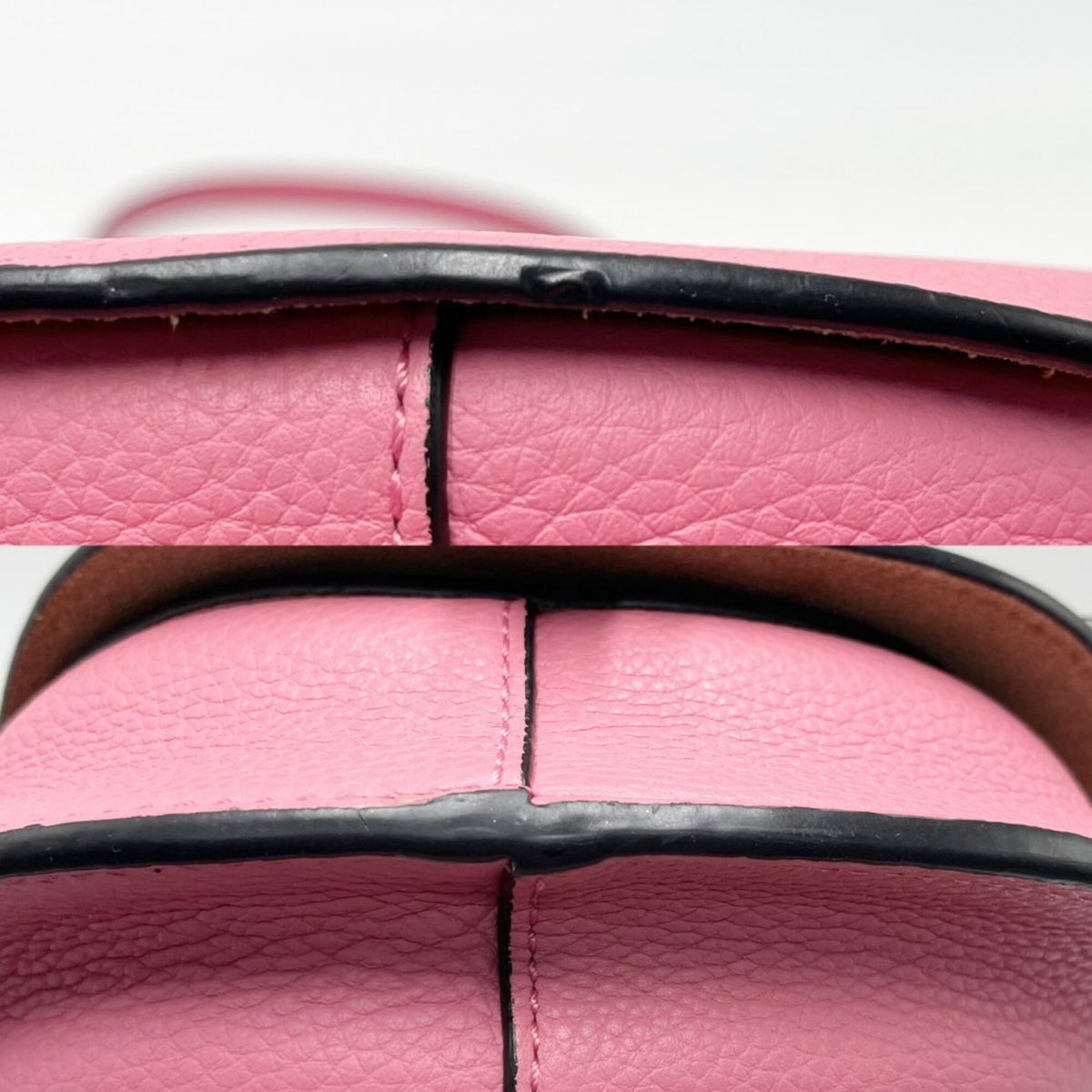 Loewe Pink Leather Shoulder Bag (Pre-Owned)