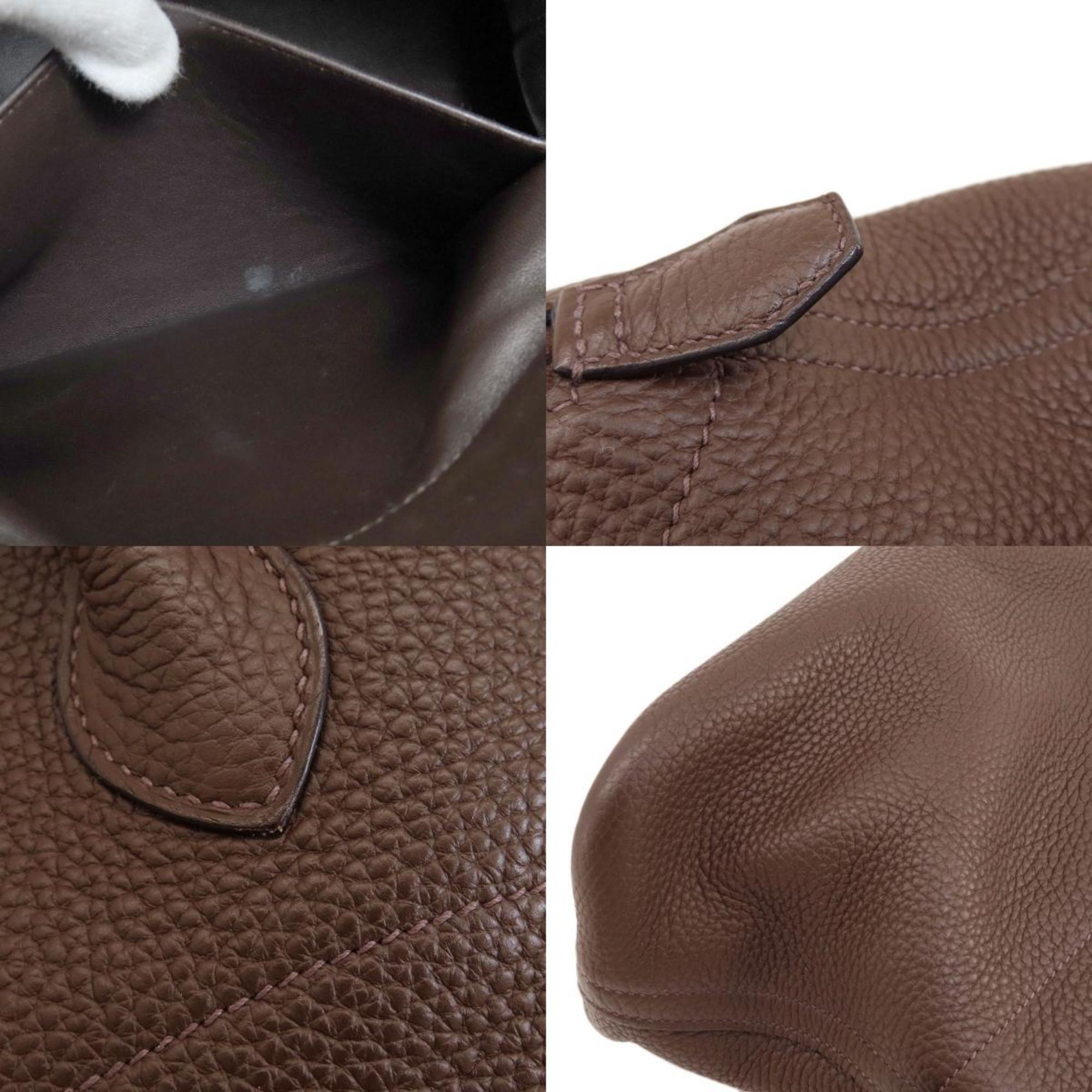 Hermes Bolide Brown Handbag (Pre-Owned)