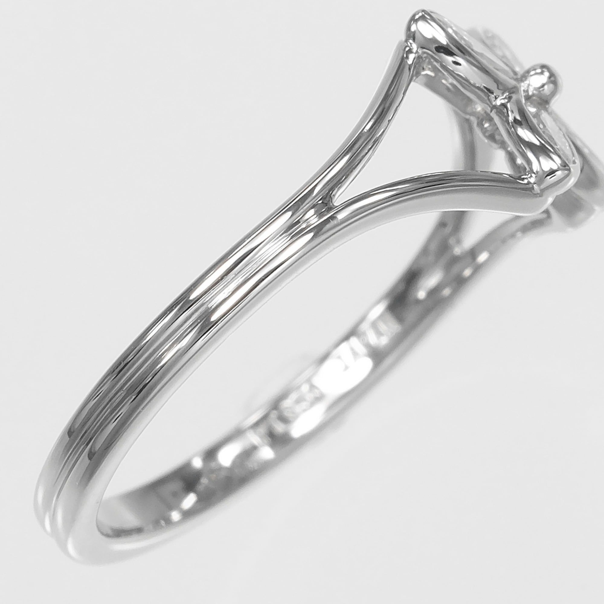 Tiffany Silver Platinum 950 Band Ring (Pre-Owned)