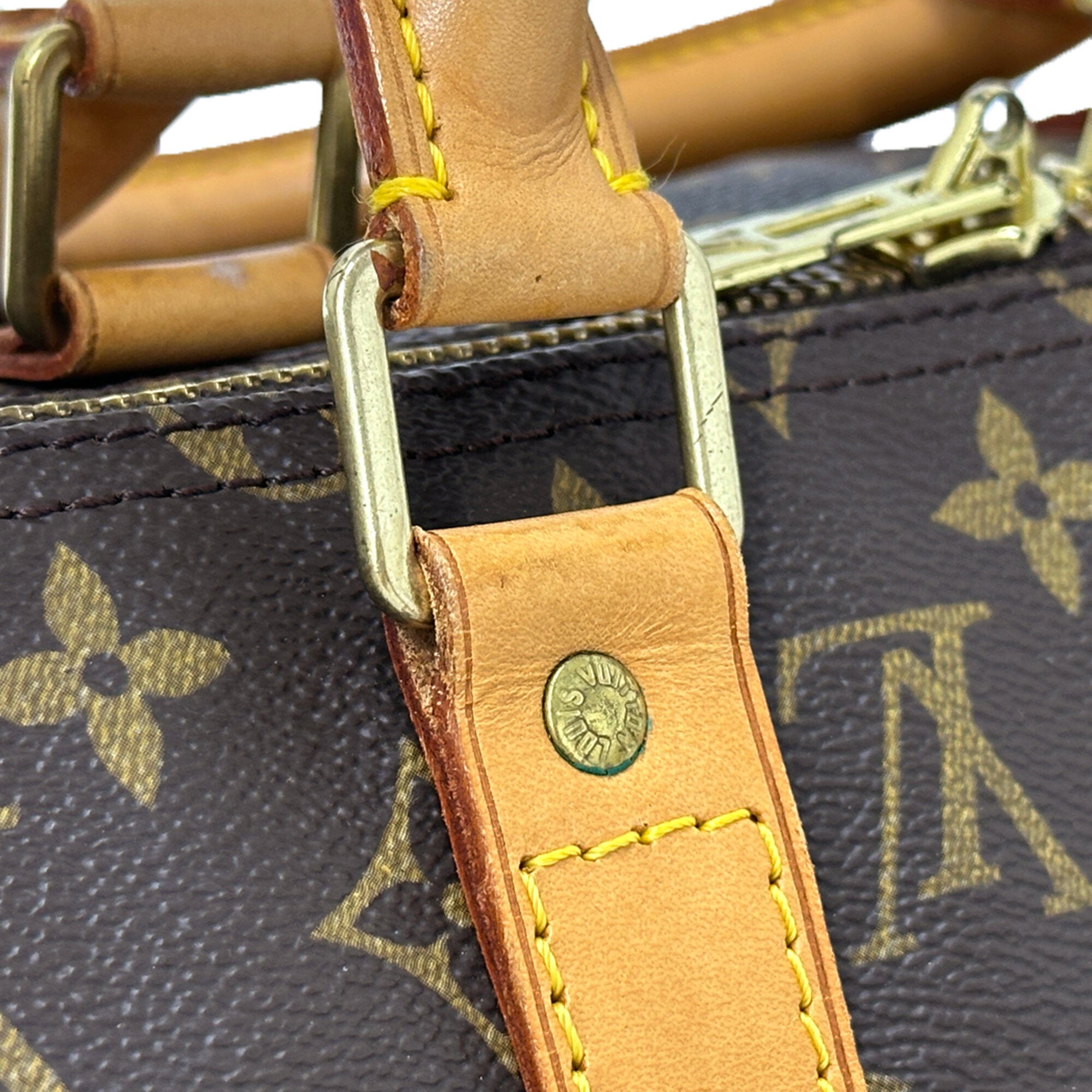 Louis Vuitton Brown Monogram Monogram Boston Bag Handbag (Pre-Owned)
