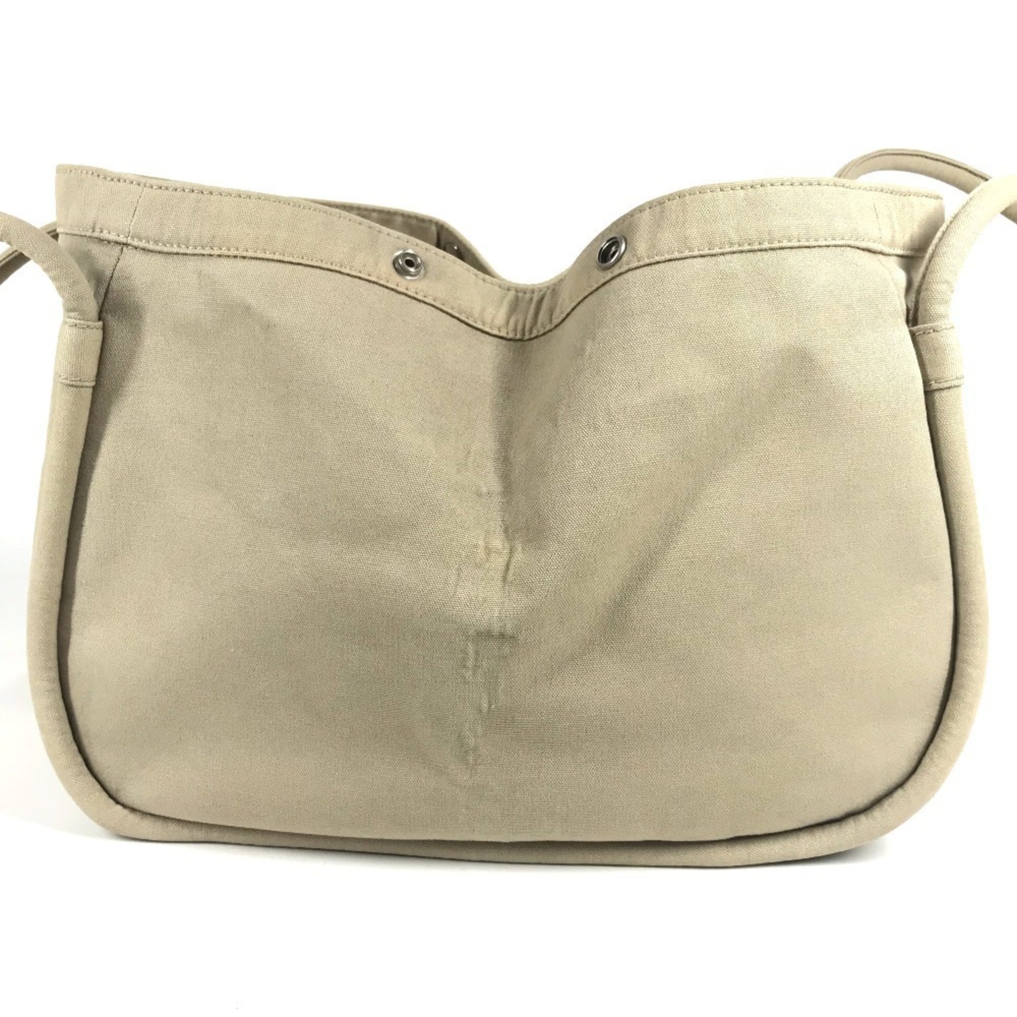Hermes Beige Handbag Pouch Tote Bag (Pre-Owned)