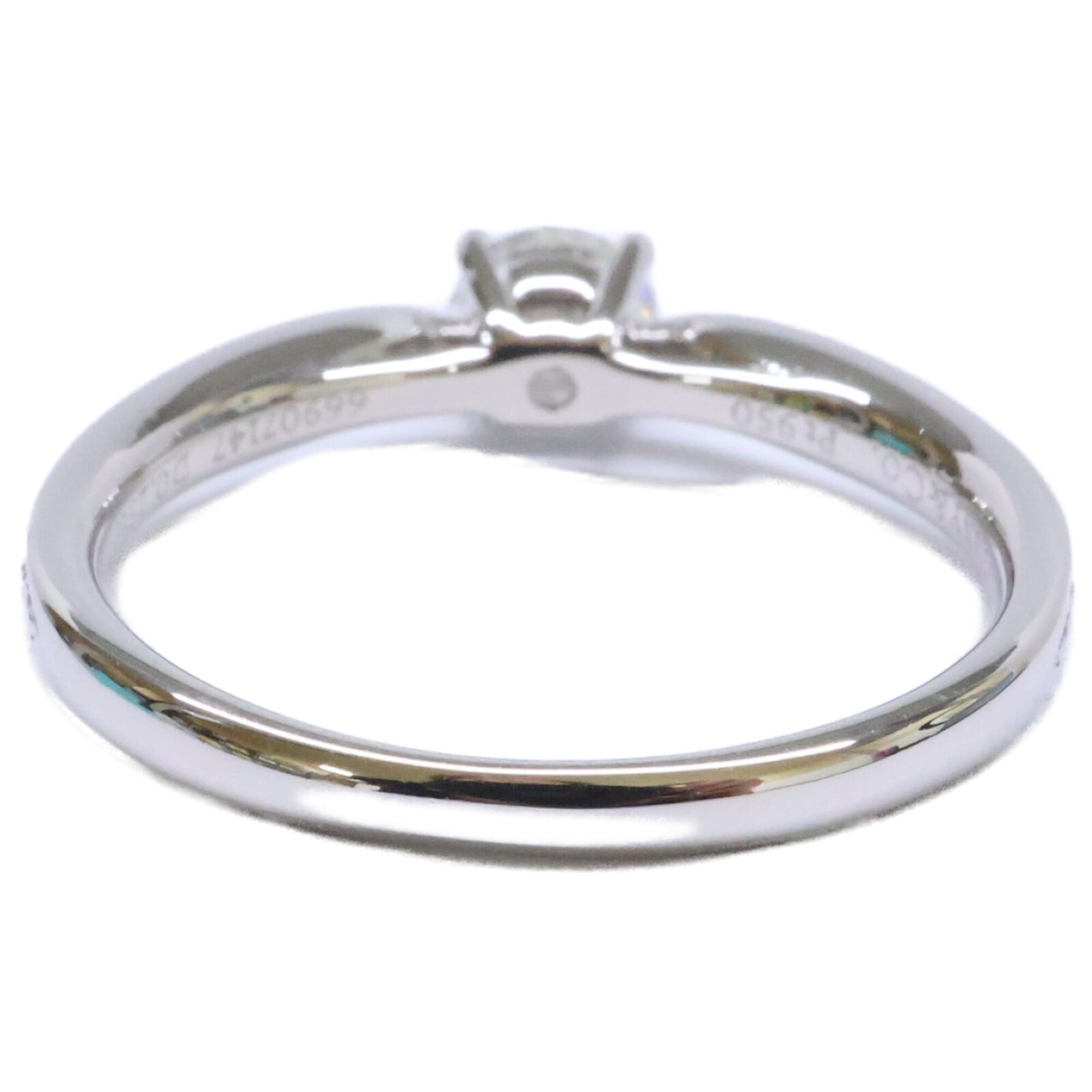 Tiffany Platinum Platinum 950 Band Ring (Pre-Owned)