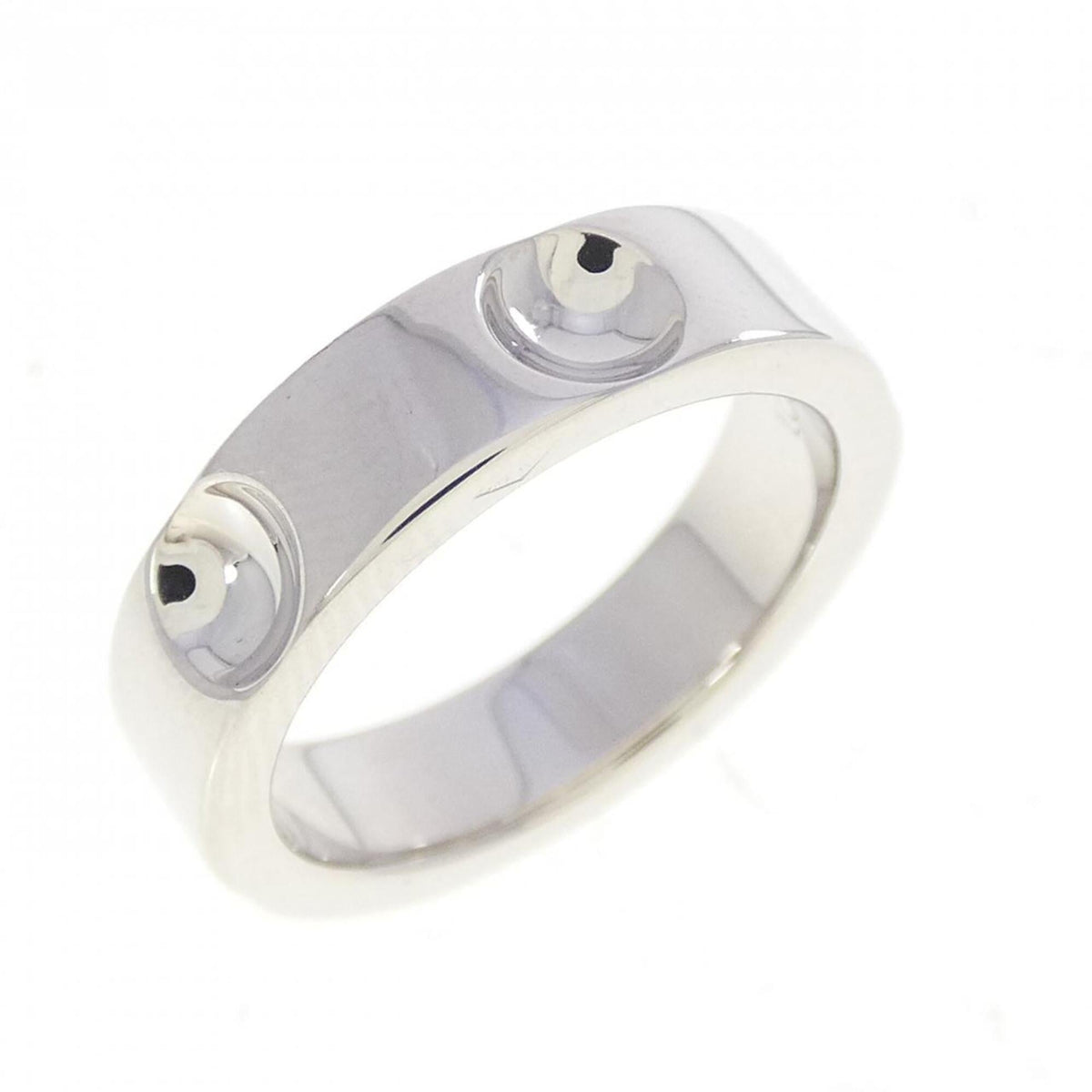 Louis Vuitton White Gold (18K) Band Ring (Pre-Owned)