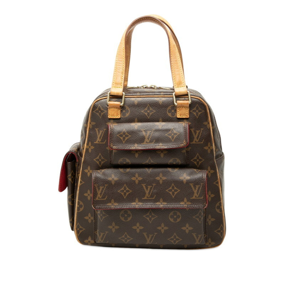 Louis Vuitton Brown Pvc Leather Handbag (Pre-Owned)