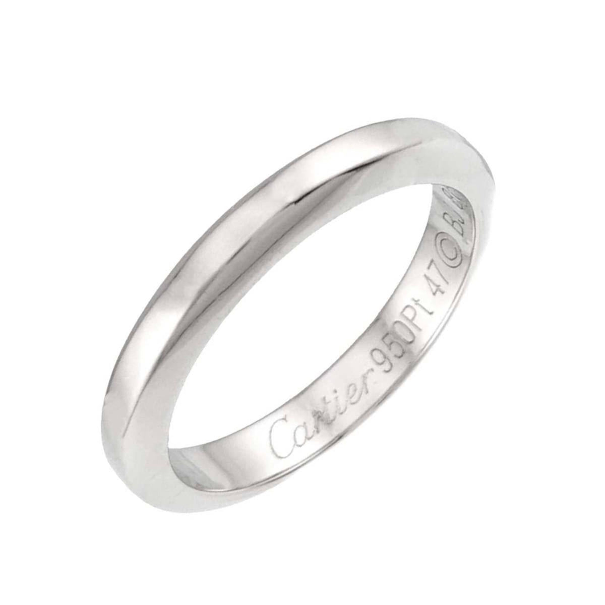 Cartier Platinum 950 Band Ring (Pre-Owned)