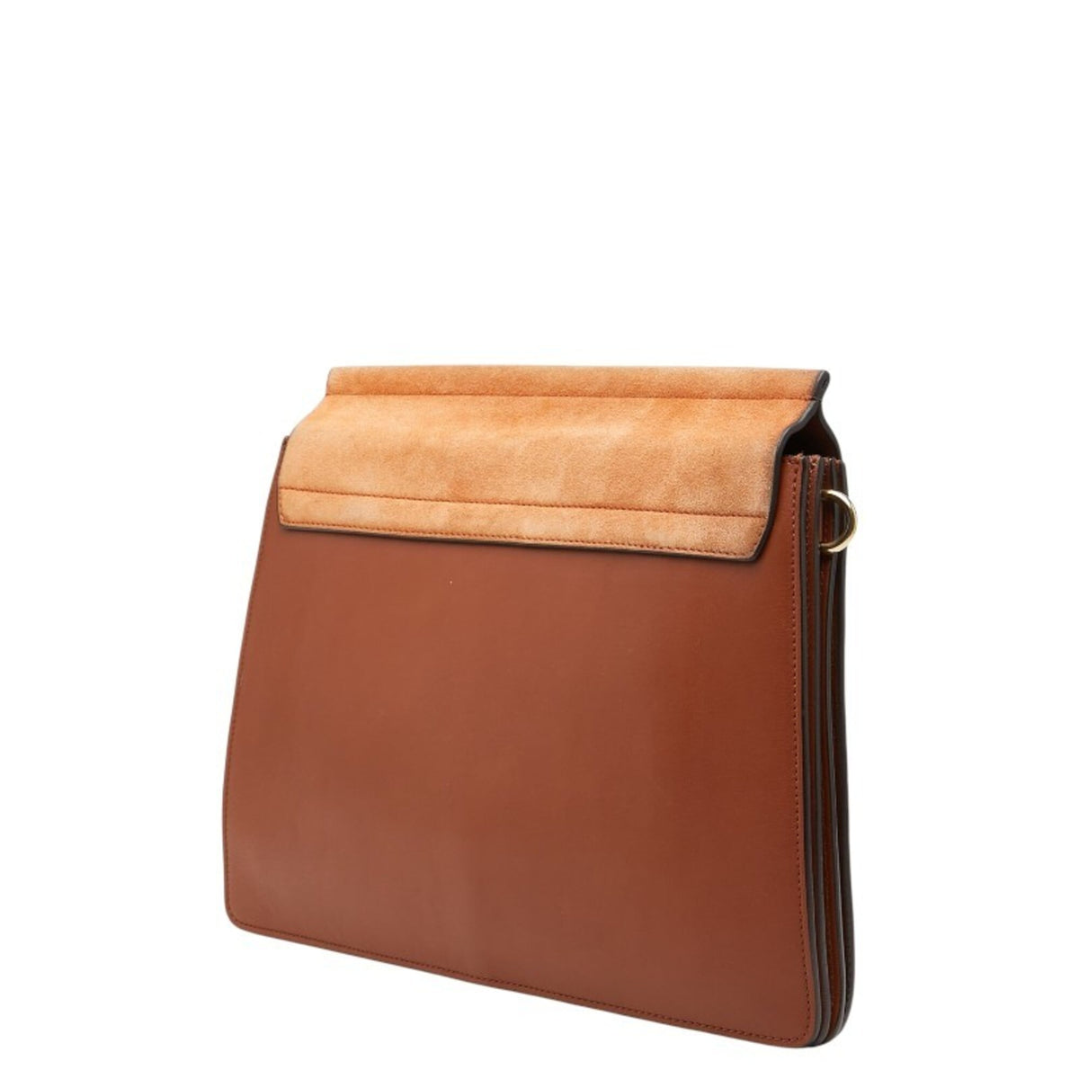 Chloé Brown Leather Clutch Bag (Pre-Owned)