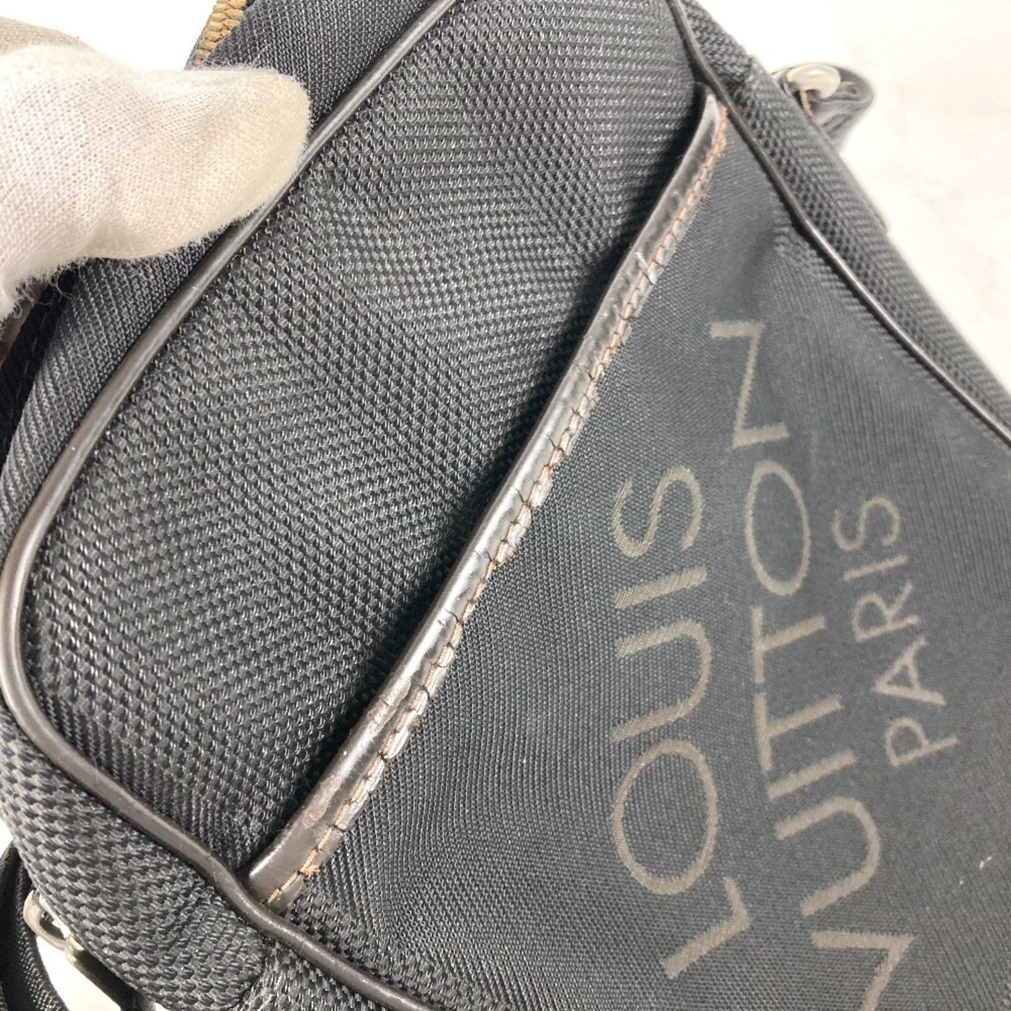 Louis Vuitton Black Noir Damier Geant Pochette Shoulder Bag (Pre-Owned)