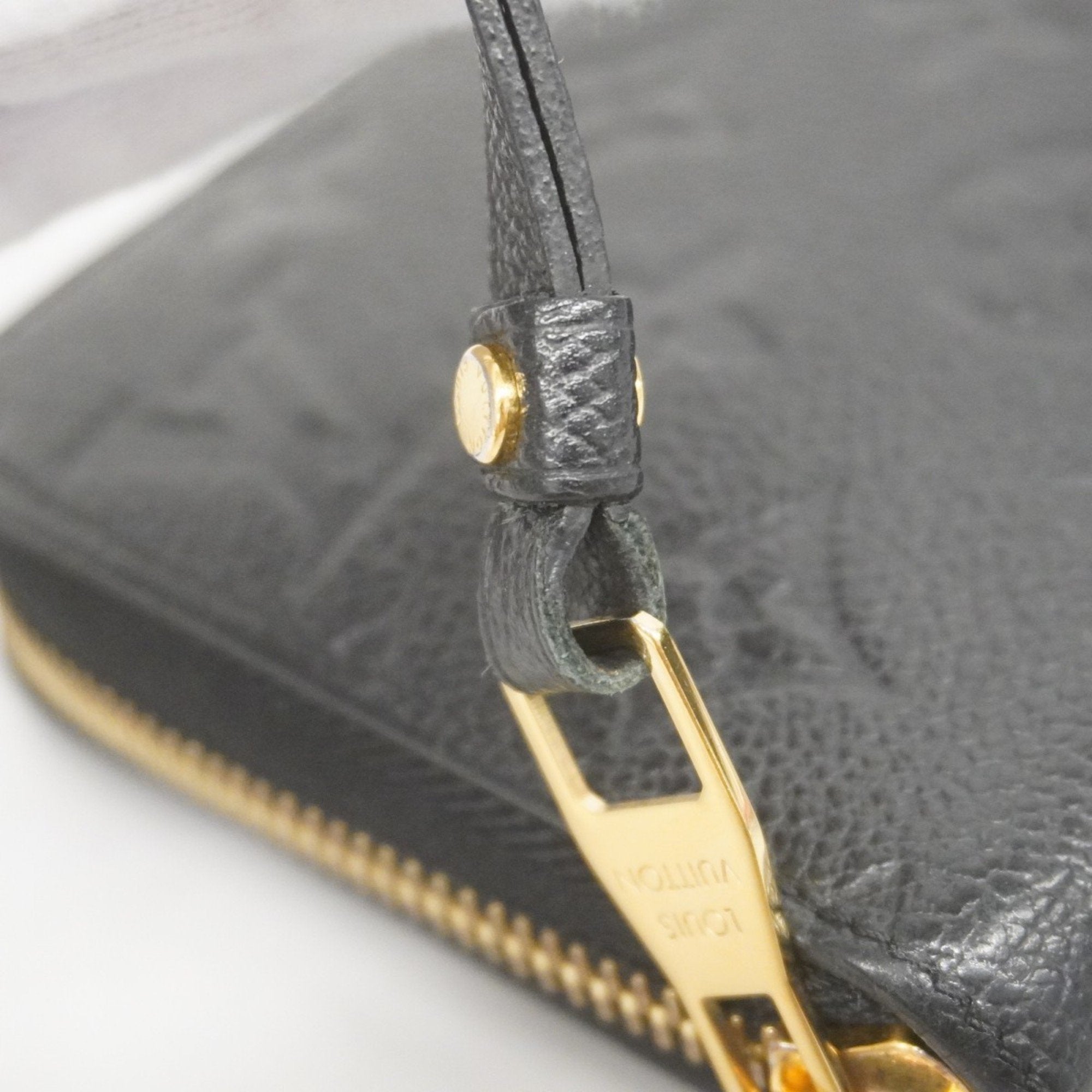 Louis Vuitton Noir Long Wallet (Bi-Fold) (Pre-Owned)