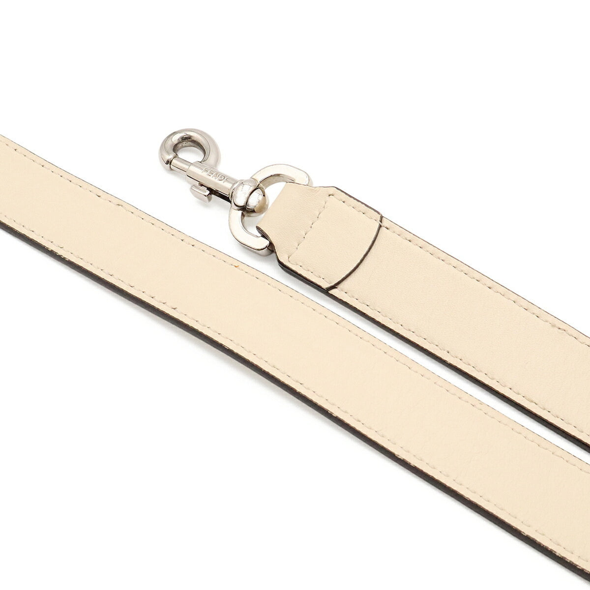 Fendi Cream Canvas Handbag Shoulder Bag (Pre-Owned)
