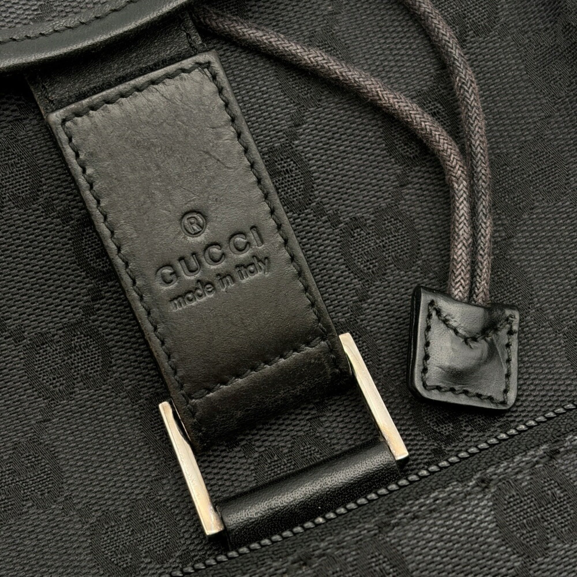 Gucci Black Gg Canvas Nylon (Pre-Owned)