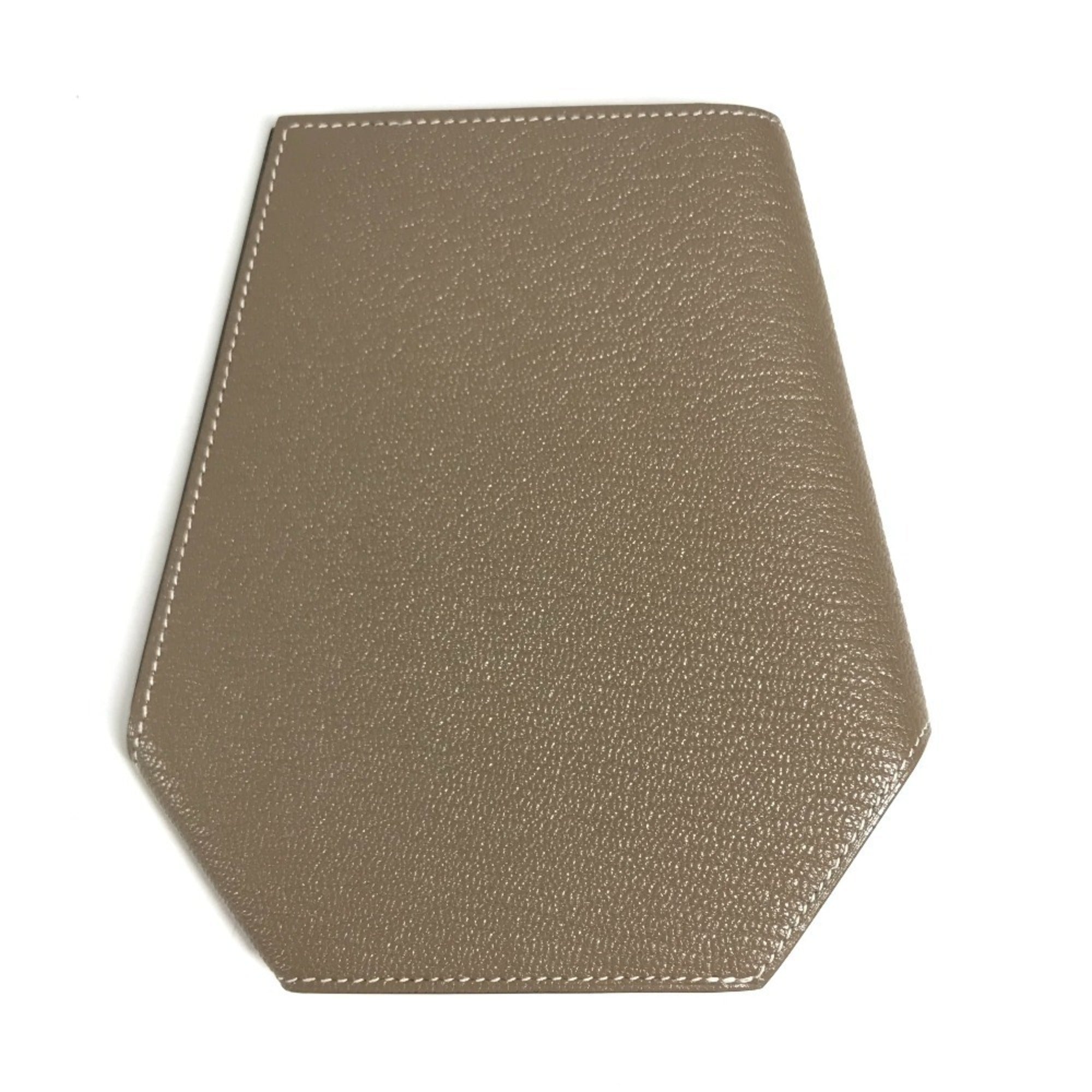 Hermes Etoupe Gray Gray Chevre Leather (Pre-Owned)