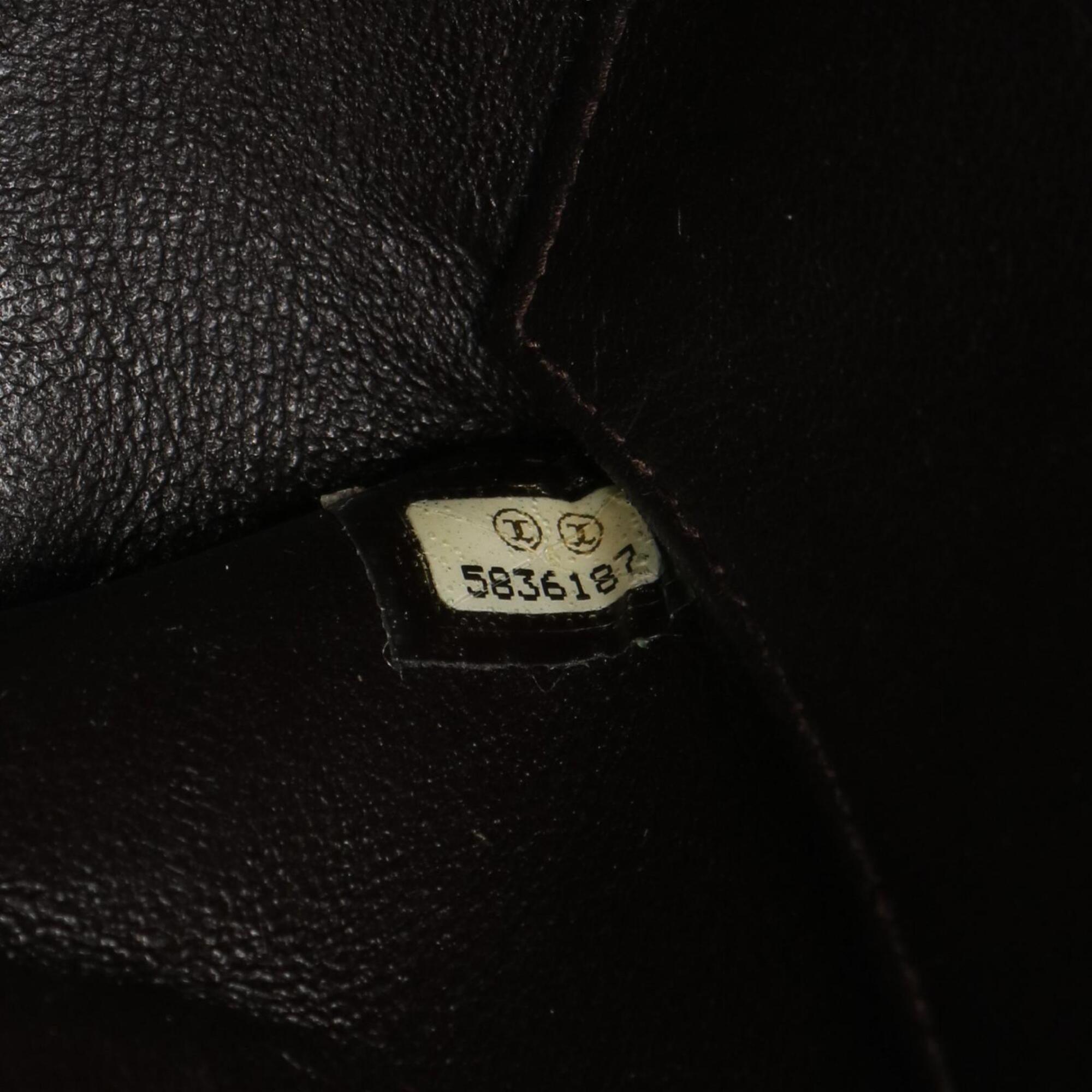 Chanel Matelasse Brown Leather Handbag Tote Bag (Pre-Owned)
