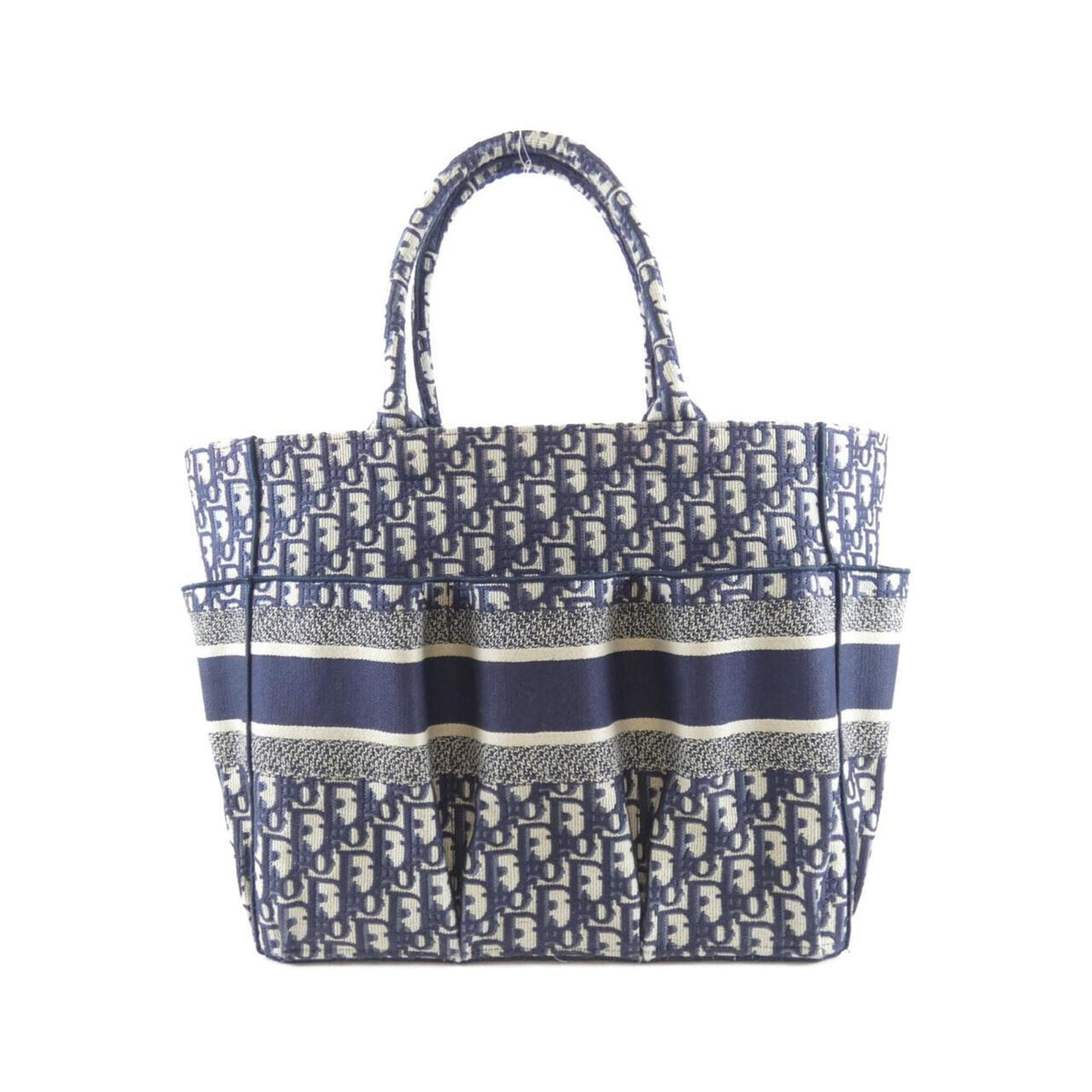 Christian Dior Blue Canvas Handbag (Pre-Owned)